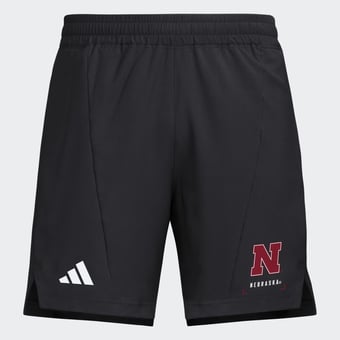 Men's adidas  Black Nebraska Huskers D4T Shorts
