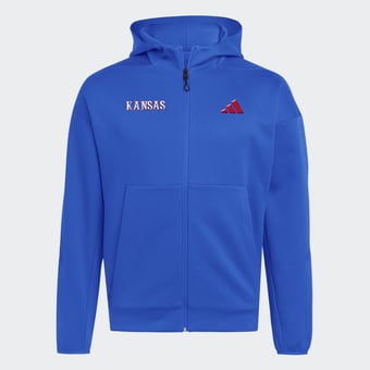 Men's adidas Royal Kansas Jayhawks Z.N.E Full-Zip Hoodie