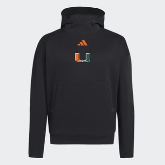 Men's adidas Black Miami Hurricanes Z.N.E Hoodie