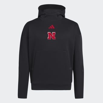 Men's adidas Black Nebraska Huskers Z.N.E Hoodie