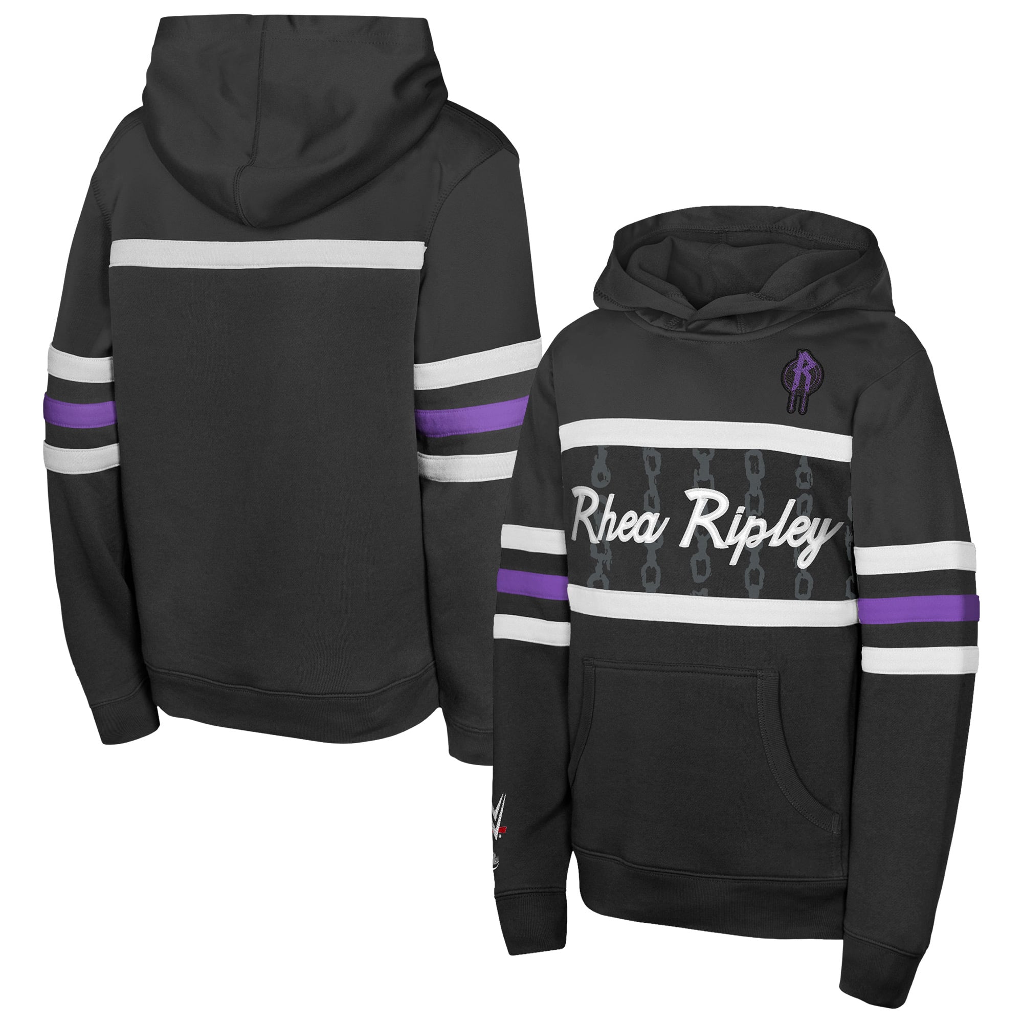 Youth Mitchell & Ness Rhea Ripley Black Head Coach Hoodie