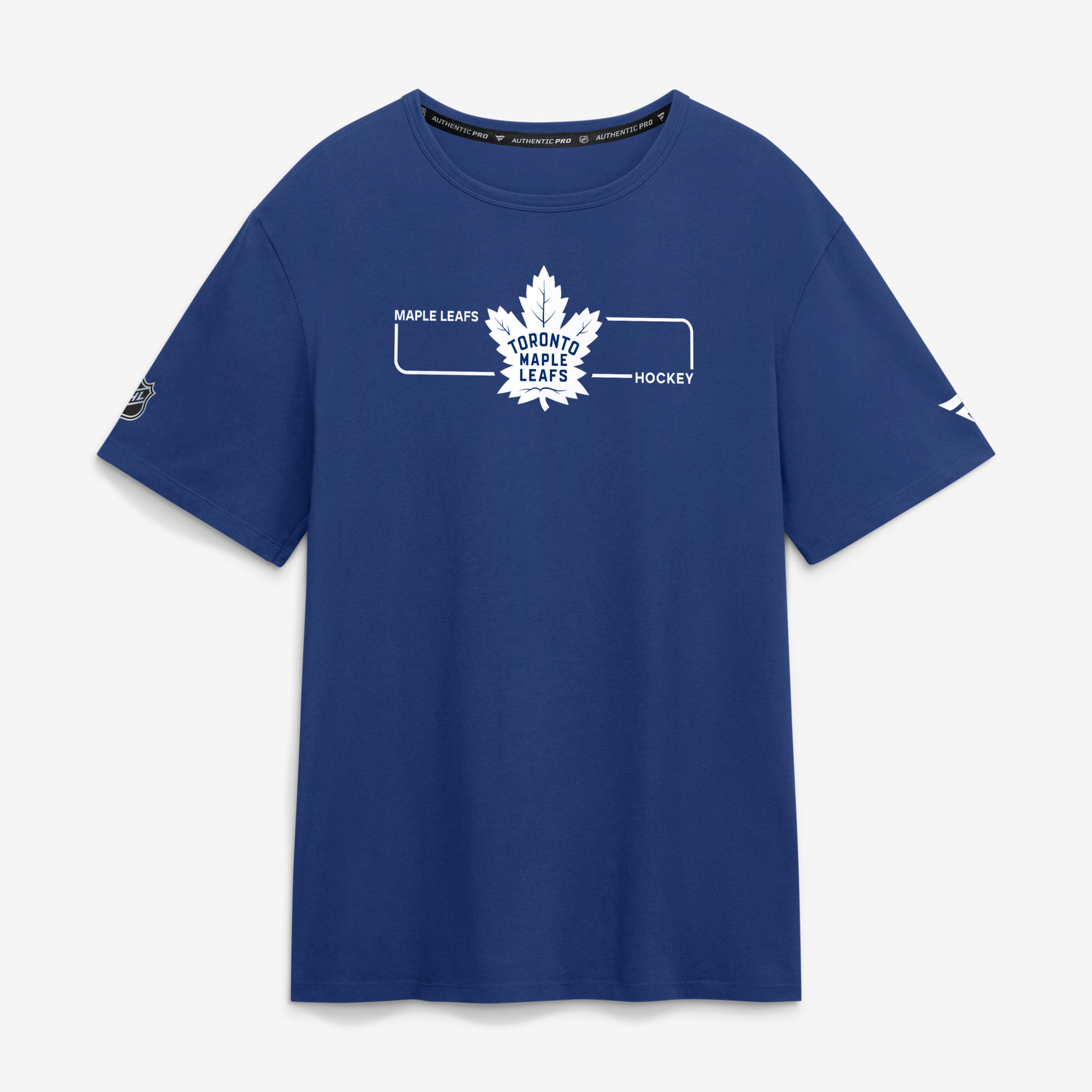 Men's Fanatics Blue Toronto Maple Leafs Authentic Pro Primary Logo T-Shirt