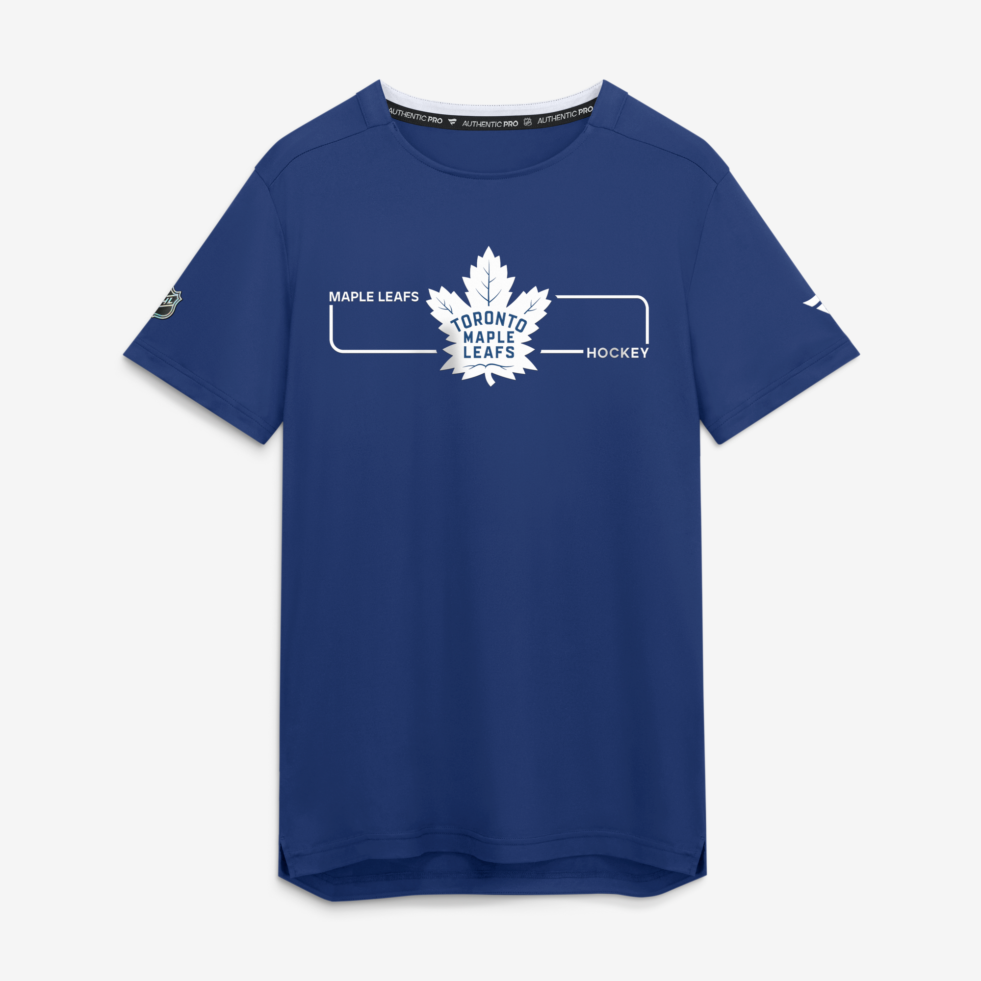 Men's Fanatics Blue Toronto Maple Leafs Authentic Pro Rink Tech T-Shirt