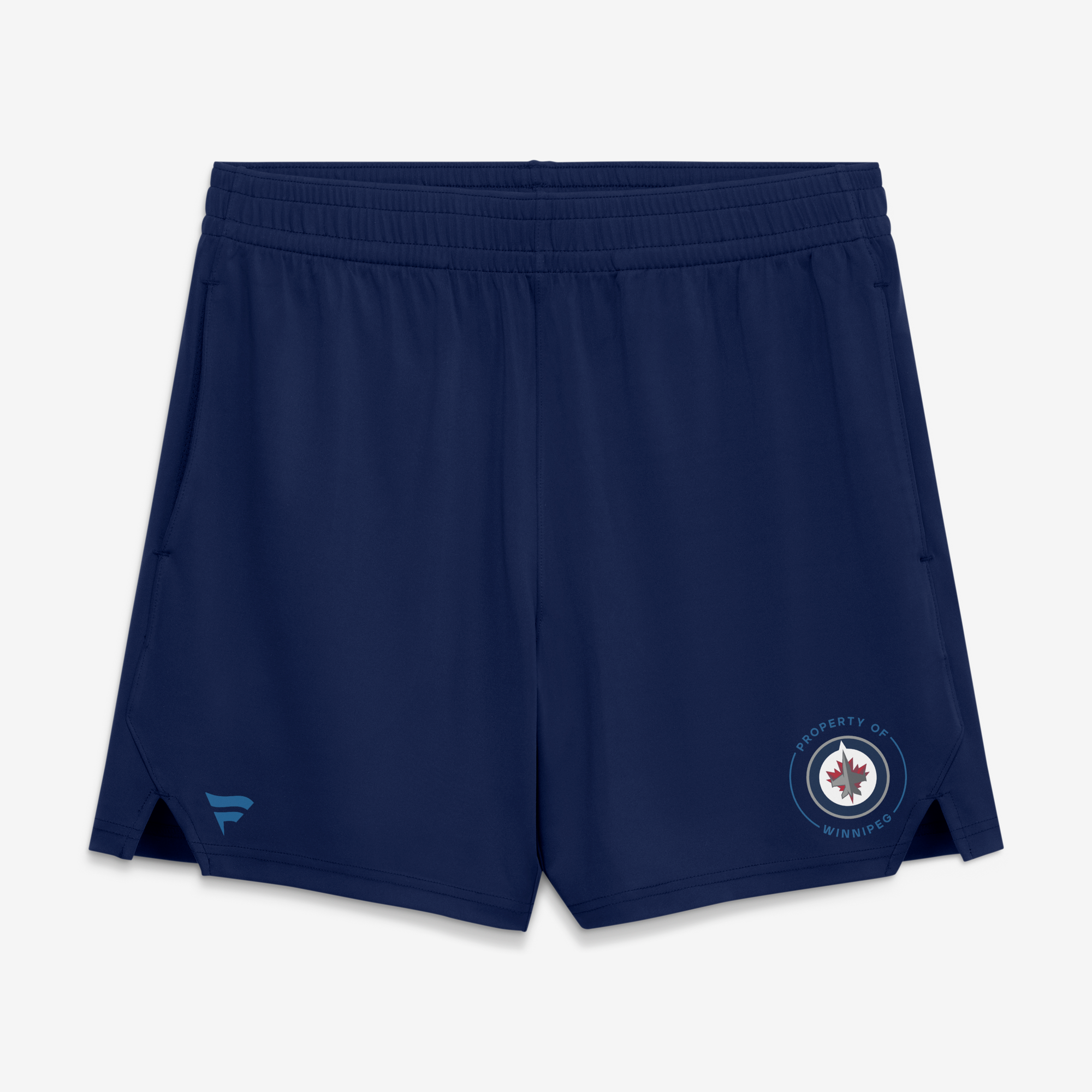 Men's Fanatics Navy Winnipeg Jets Authentic Pro Train Training Shorts