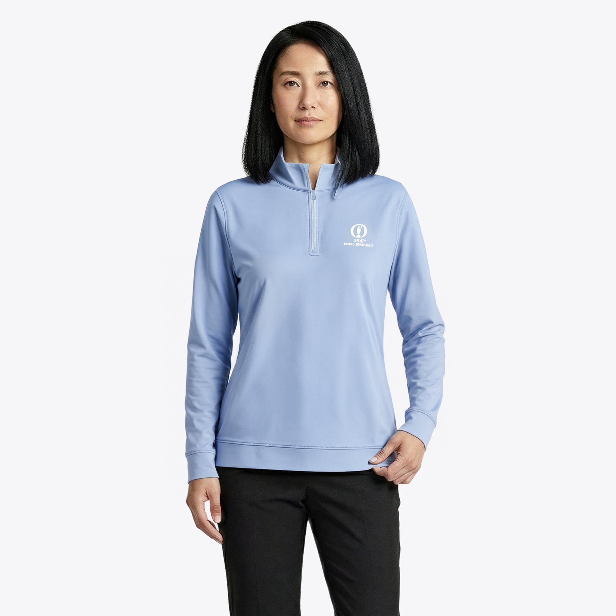 Strato intermedio 1/4 cernia The 154th Open Royal Birkdale Peter Millar Perth - Blu - Donna