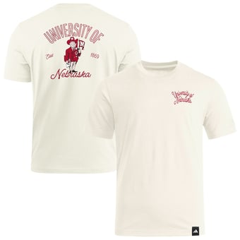 Men's adidas Natural Nebraska Huskers Elevated Fan T-Shirt