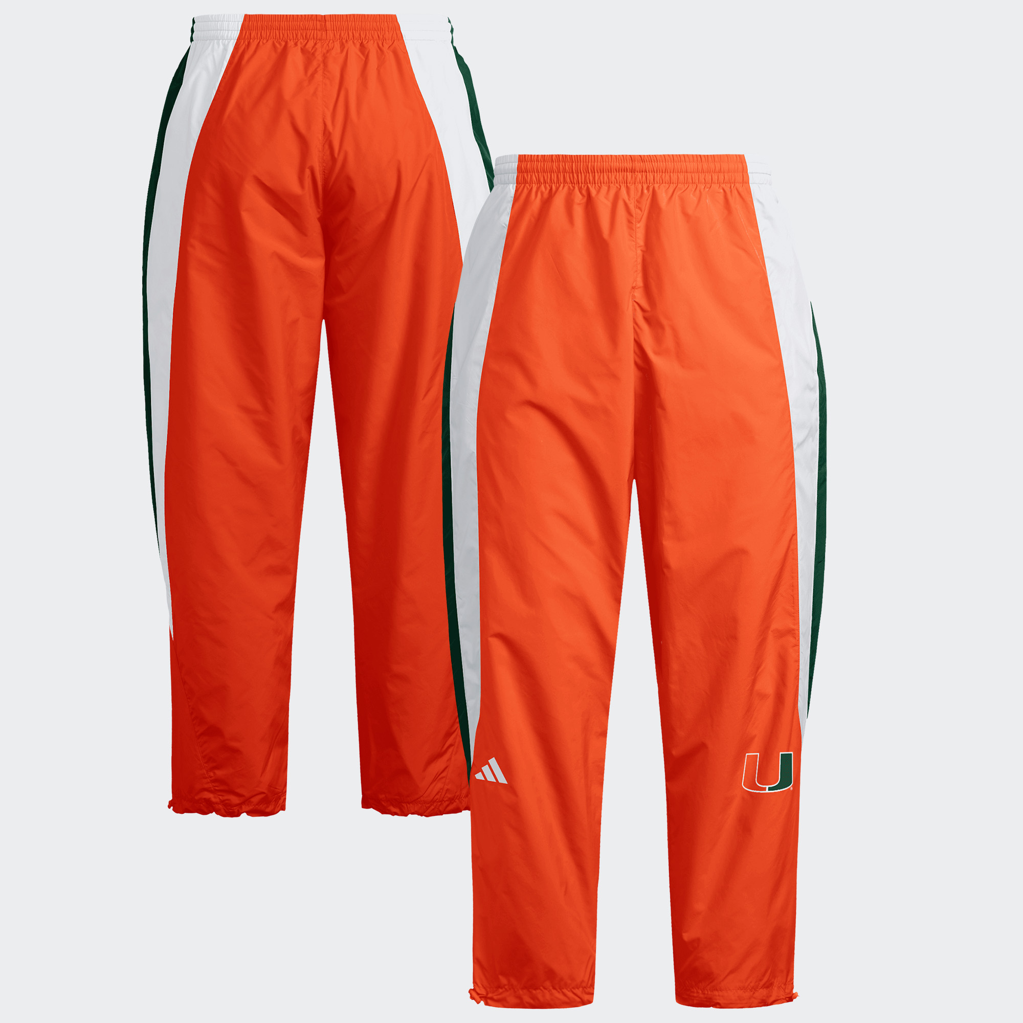 Men's adidas Orange Miami Hurricanes It's Back Track Pants