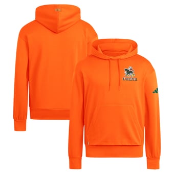 Men's adidas Orange Miami Hurricanes It's Back Fleece Hoodie