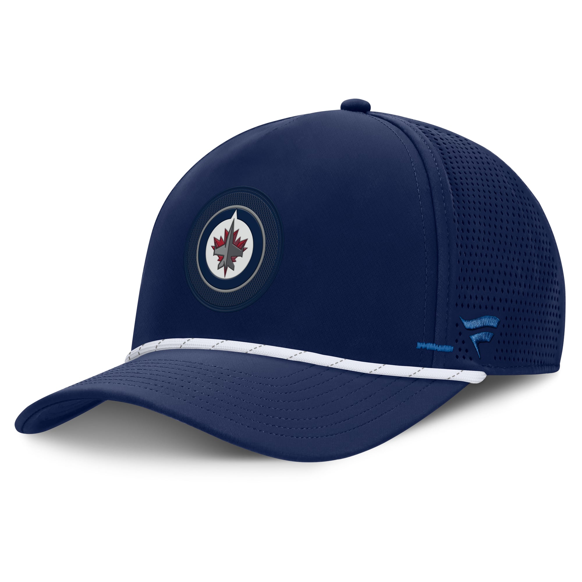 Men's Fanatics Navy Winnipeg Jets Authentic Pro Rink Vented A-Frame Adjustable Hat