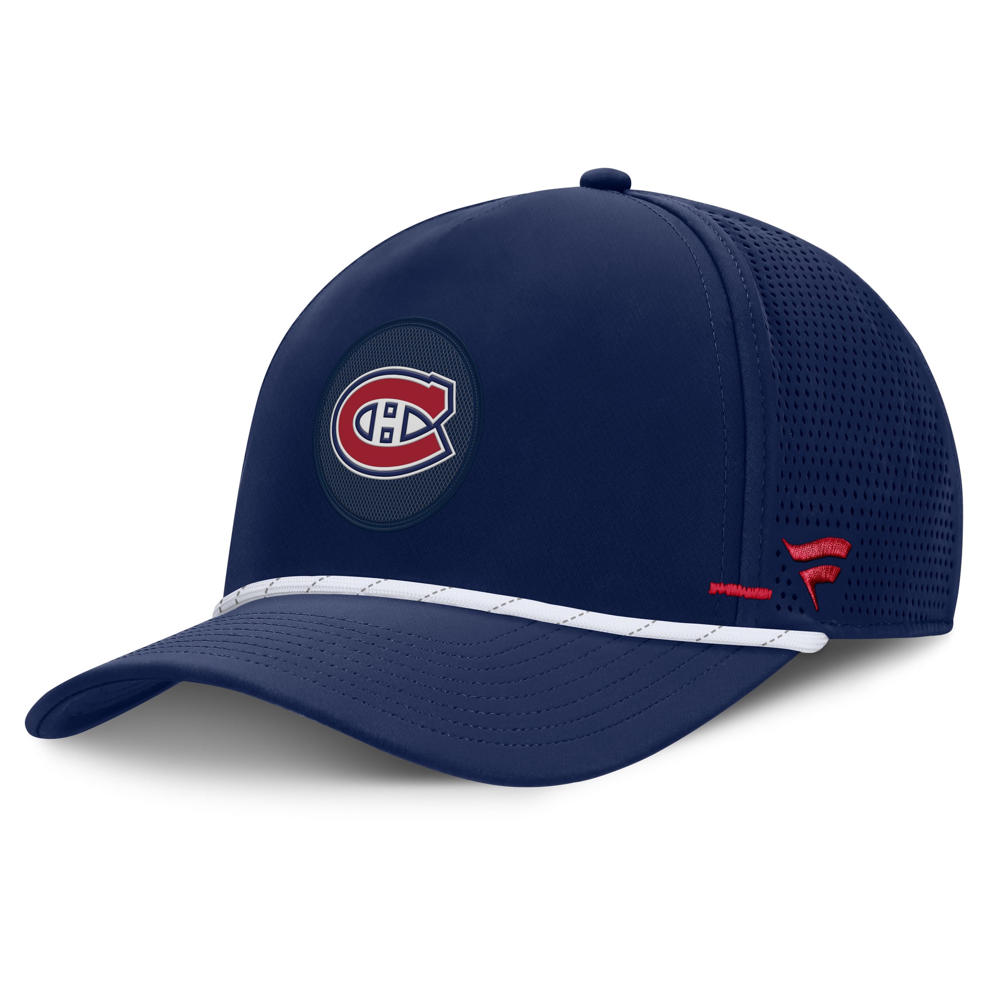 Men's Fanatics Navy Montreal Canadiens Authentic Pro Rink Vented A-Frame Adjustable Hat