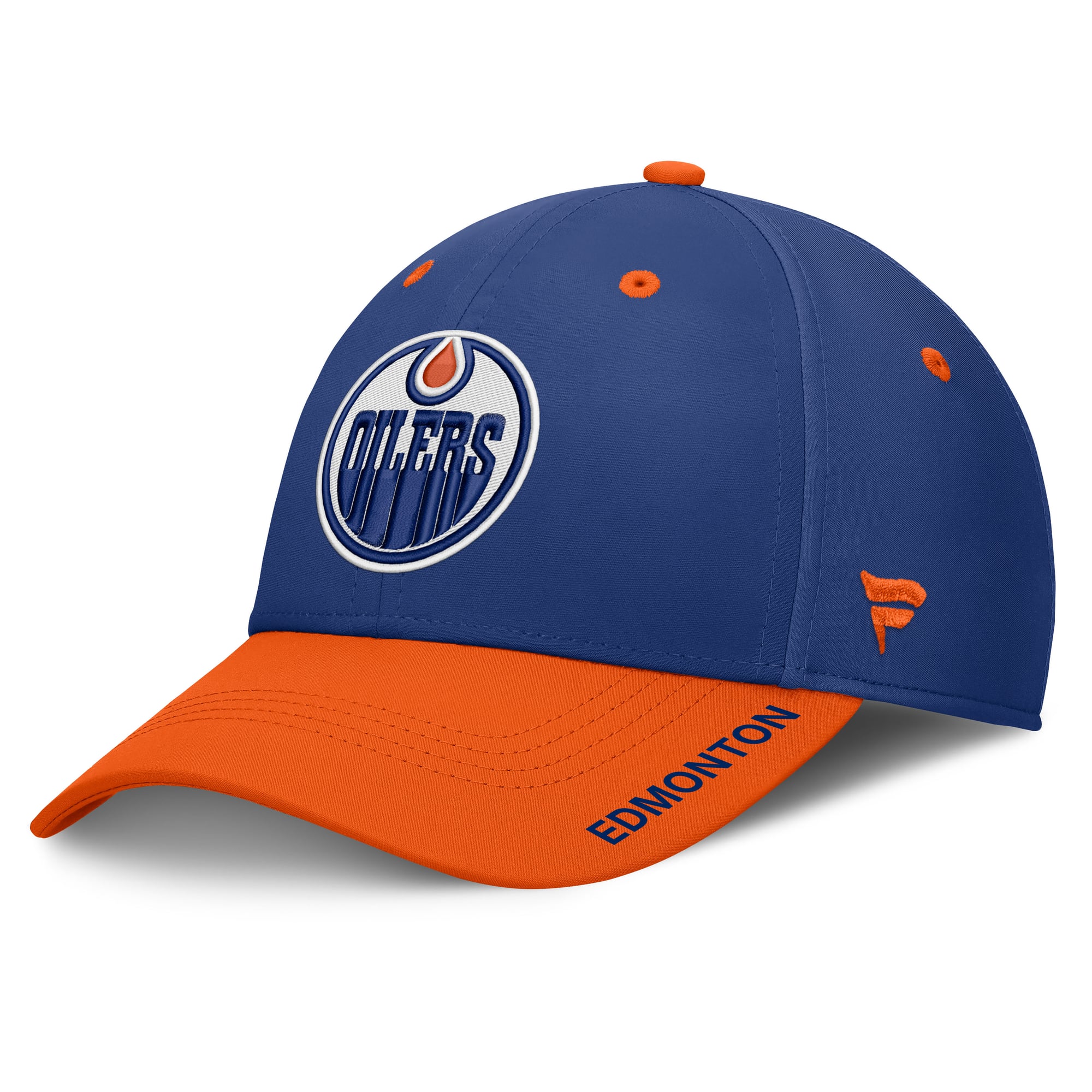 Men's Fanatics Royal Edmonton Oilers Authentic Pro Rink Stretch Hat
