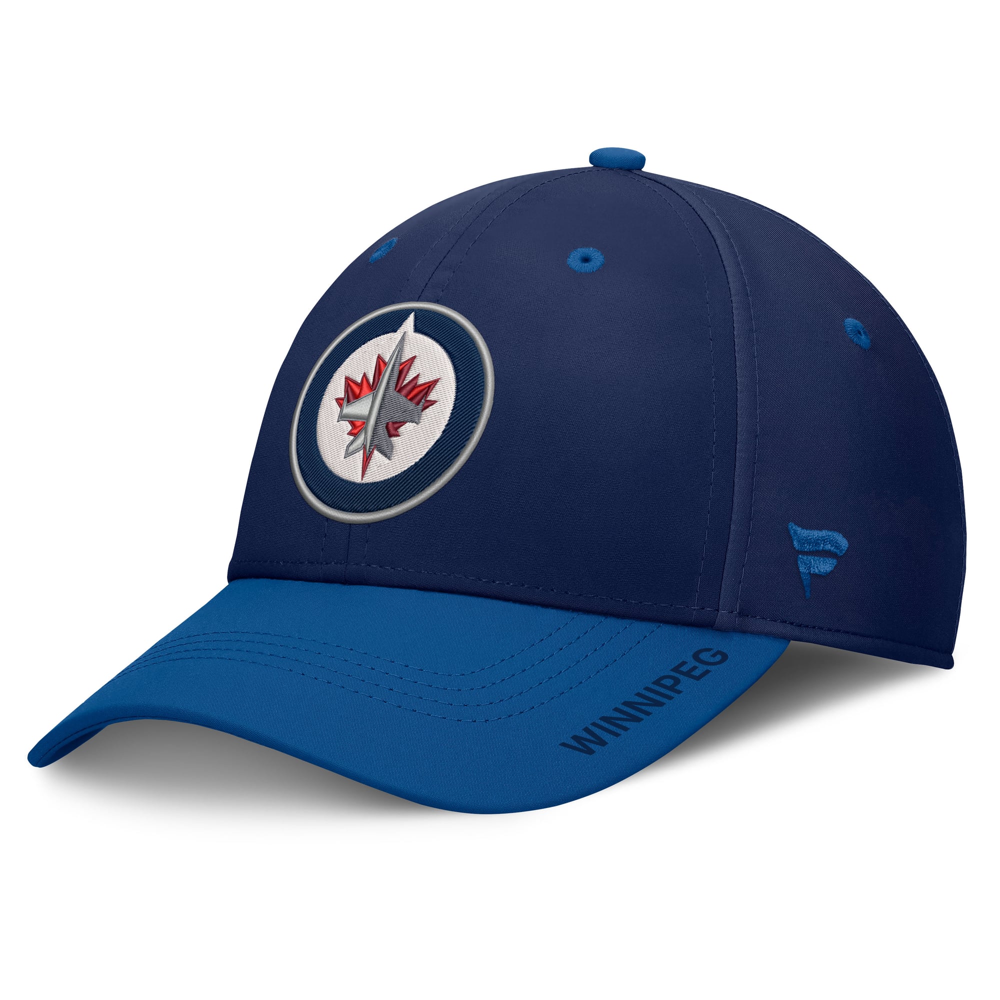 Men's Fanatics Navy/Blue Winnipeg Jets Authentic Pro Rink Stretch Hat