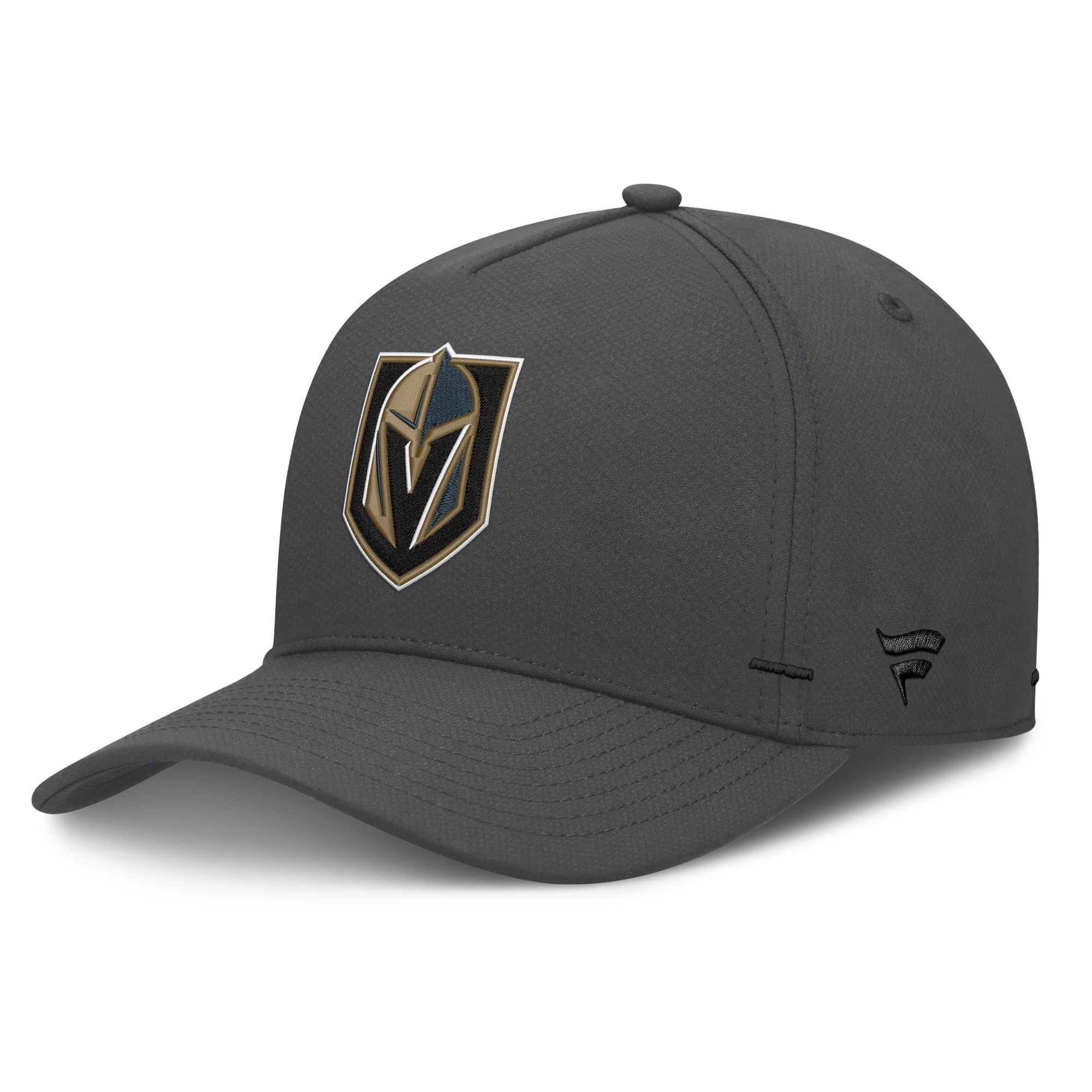 Men's Fanatics Gray Vegas Golden Knights Authentic Pro Rink Bar Tacks A-Frame Adjustable Hat