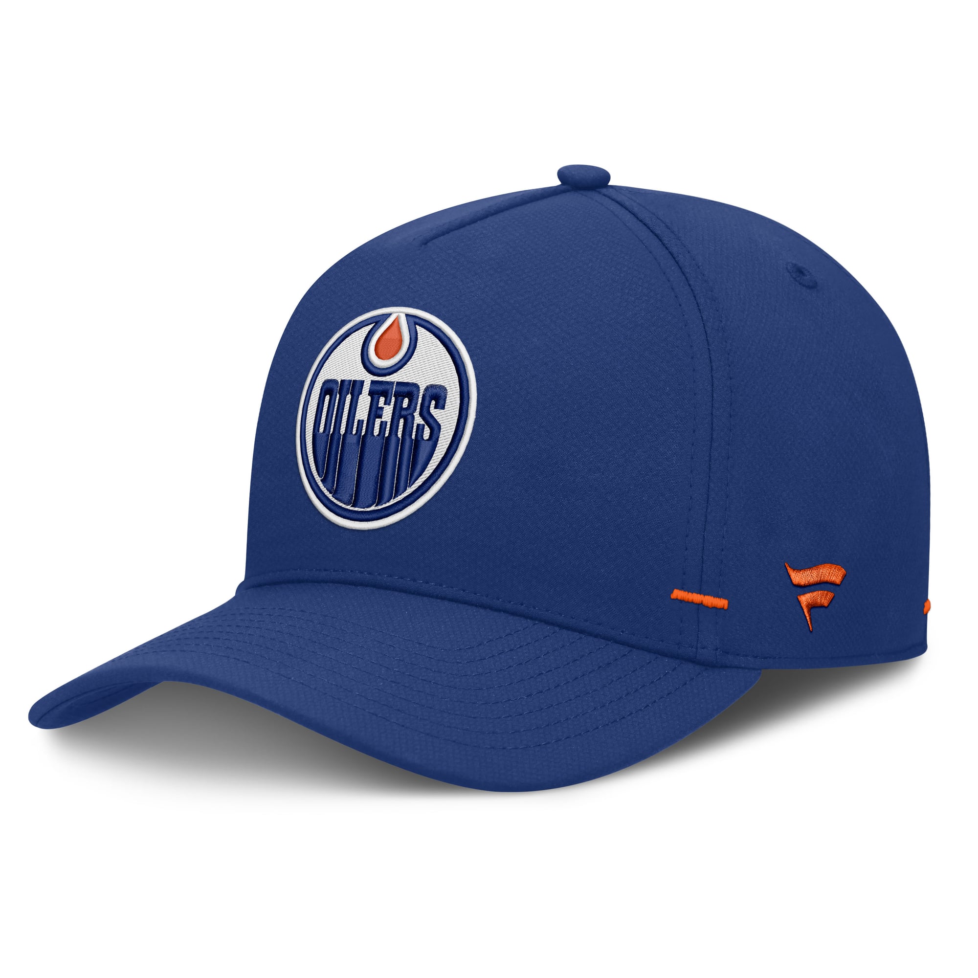 Men's Fanatics Royal Edmonton Oilers Authentic Pro Rink Bar Tacks A-Frame Adjustable Hat