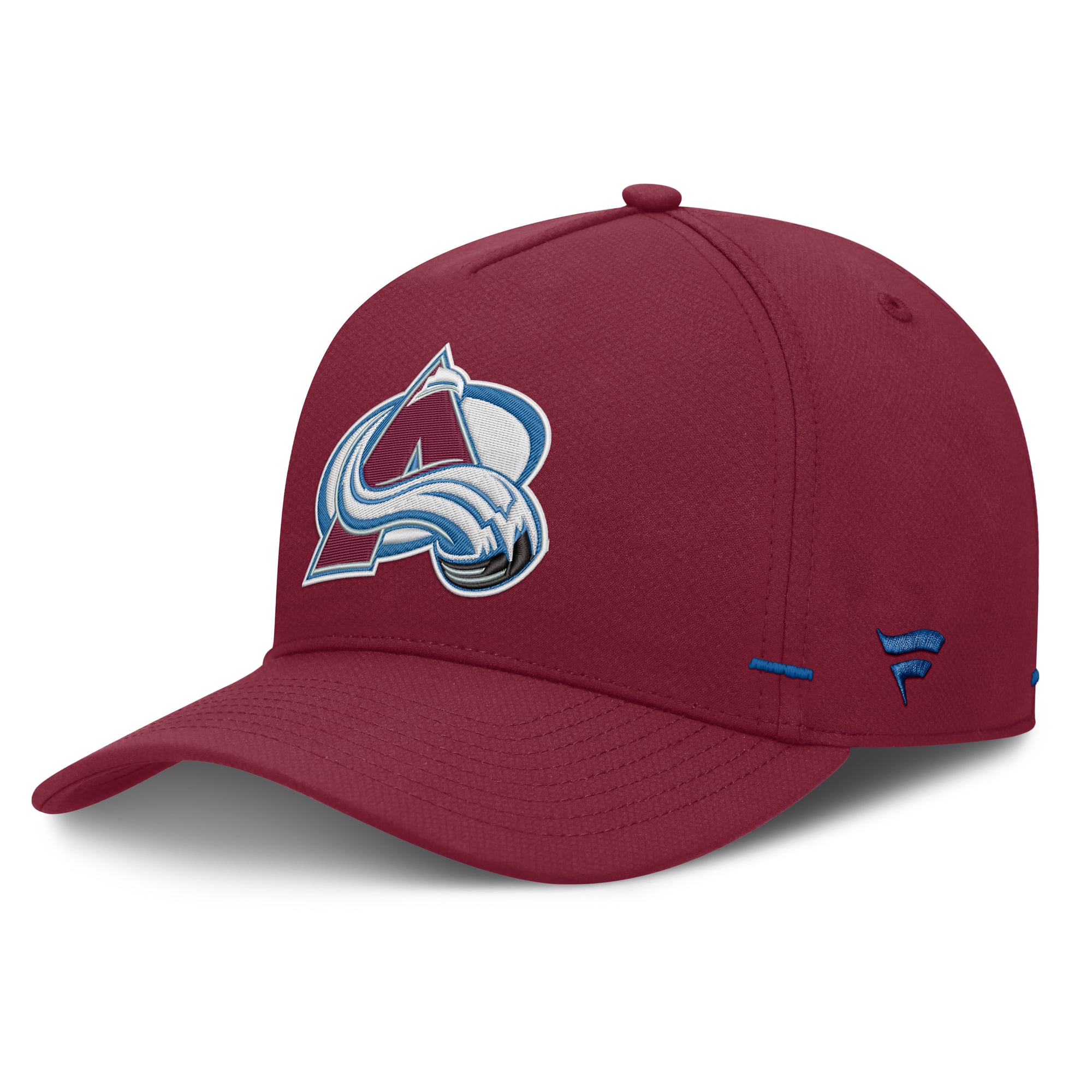 Men's Fanatics Burgundy Colorado Avalanche Authentic Pro Rink Bar Tacks A-Frame Adjustable Hat