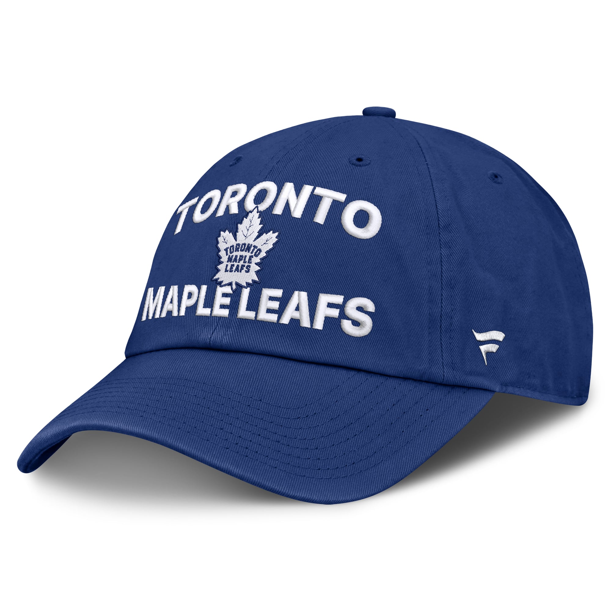 Men's Fanatics Blue Toronto Maple Leafs Authentic Pro Rink Soft Wash Adjustable Hat