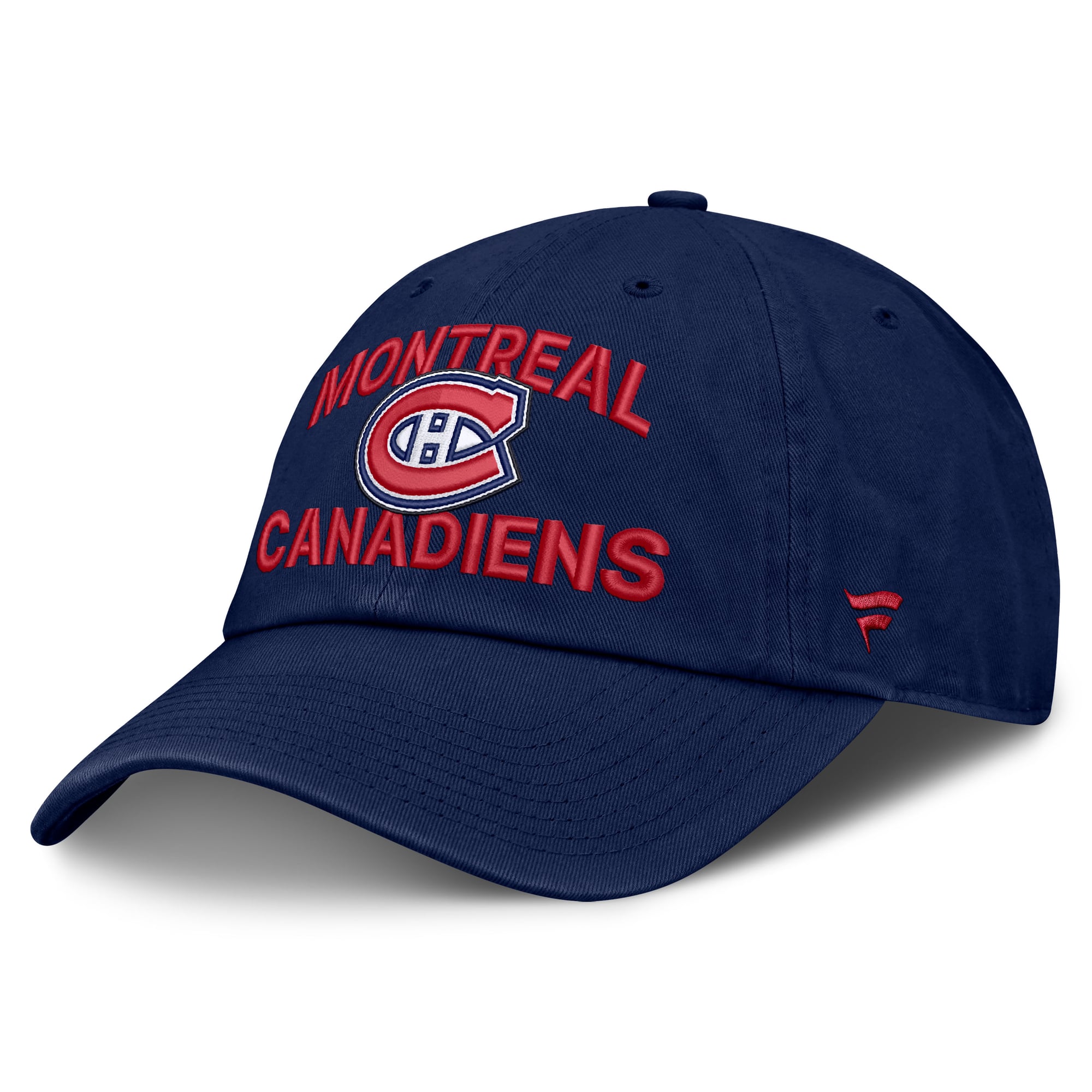Men's Fanatics Navy Montreal Canadiens Authentic Pro Rink Soft Wash Adjustable Hat
