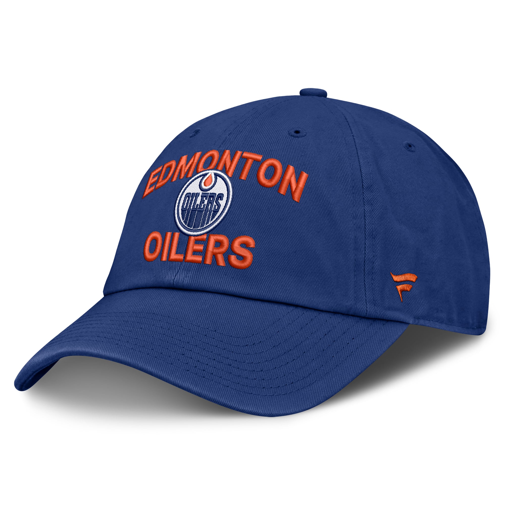 Men's Fanatics Royal Edmonton Oilers Authentic Pro Rink Soft Wash Adjustable Hat