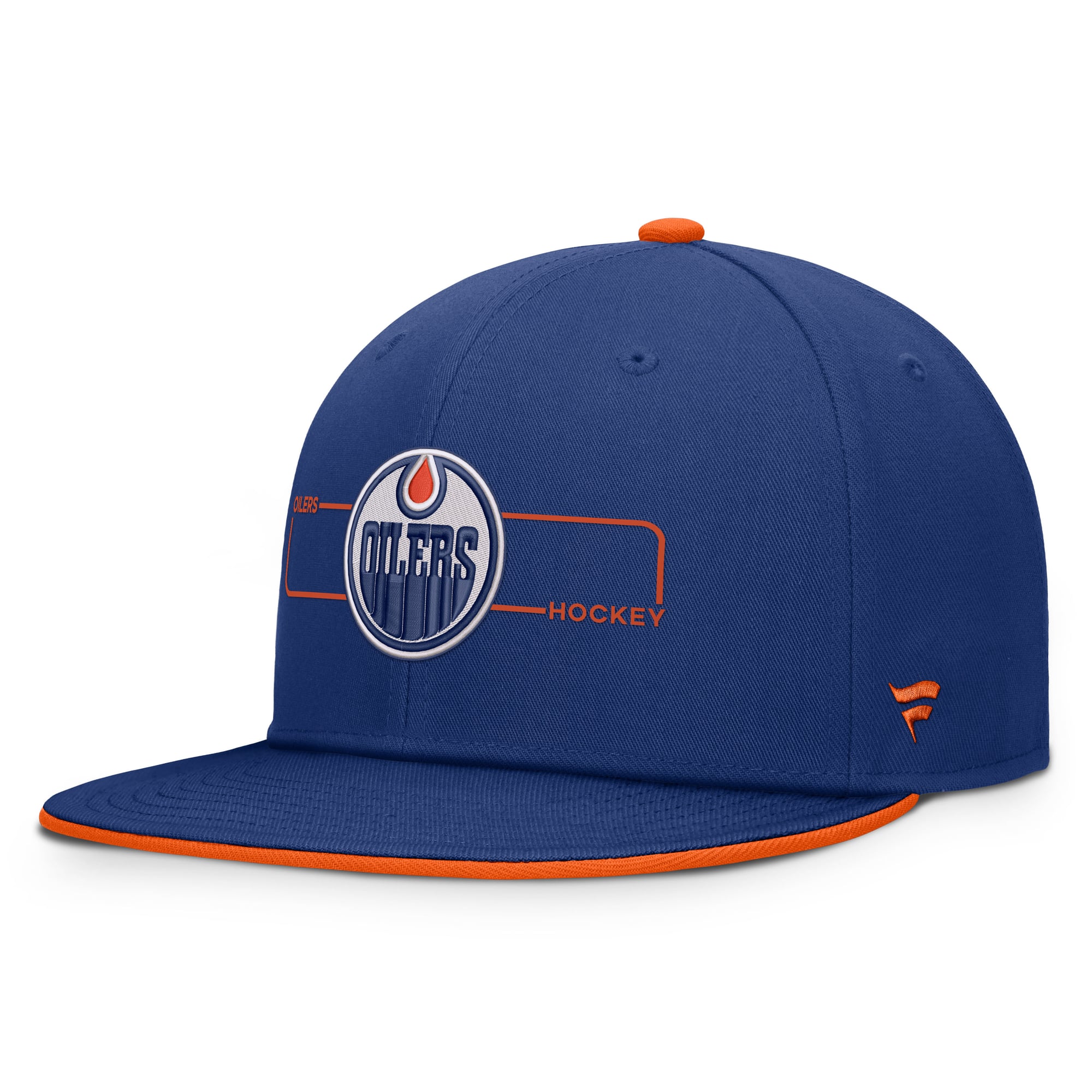 Men's Fanatics Royal Edmonton Oilers Authentic Pro Rink Snapback Hat