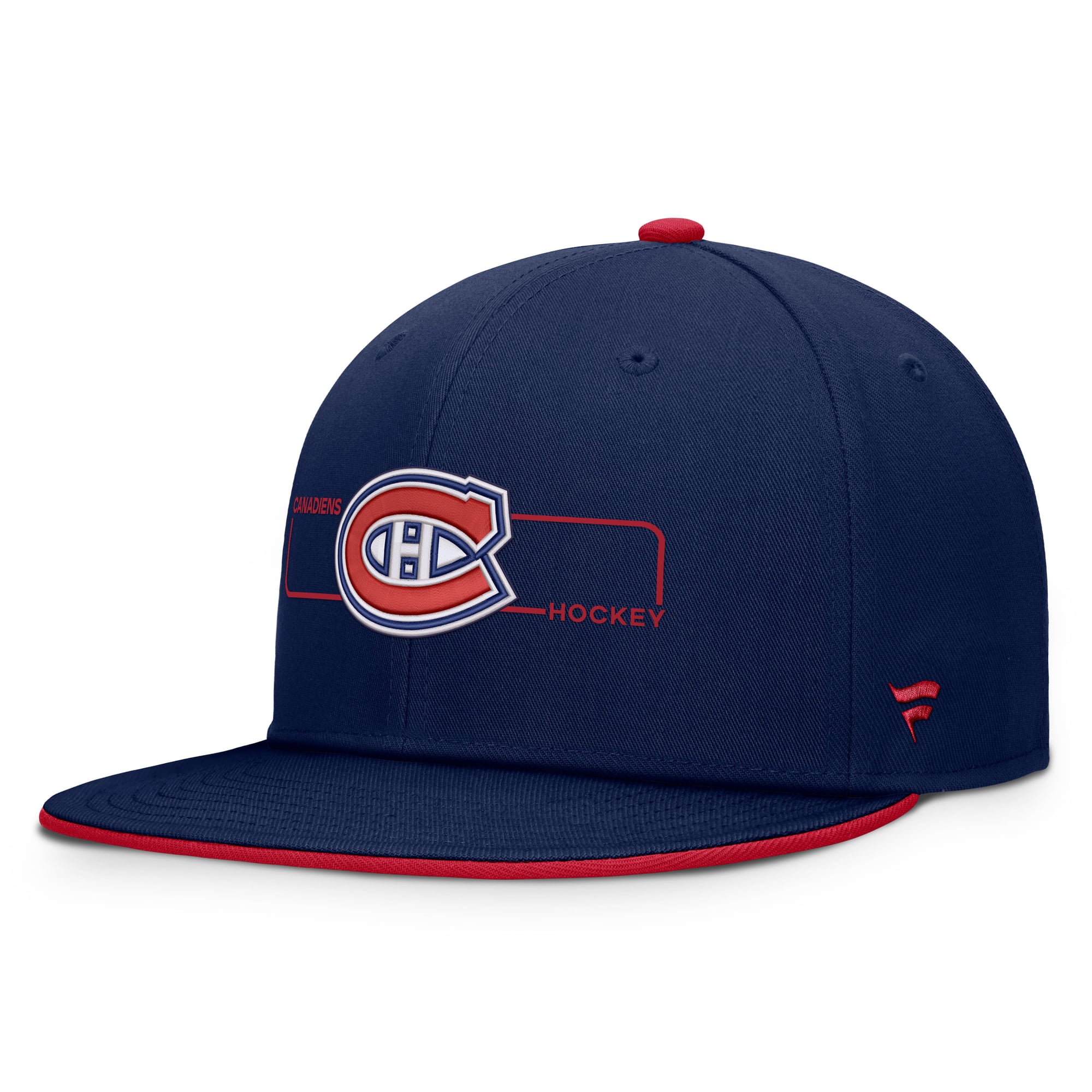 Men's Fanatics Navy Montreal Canadiens Authentic Pro Rink Snapback Hat