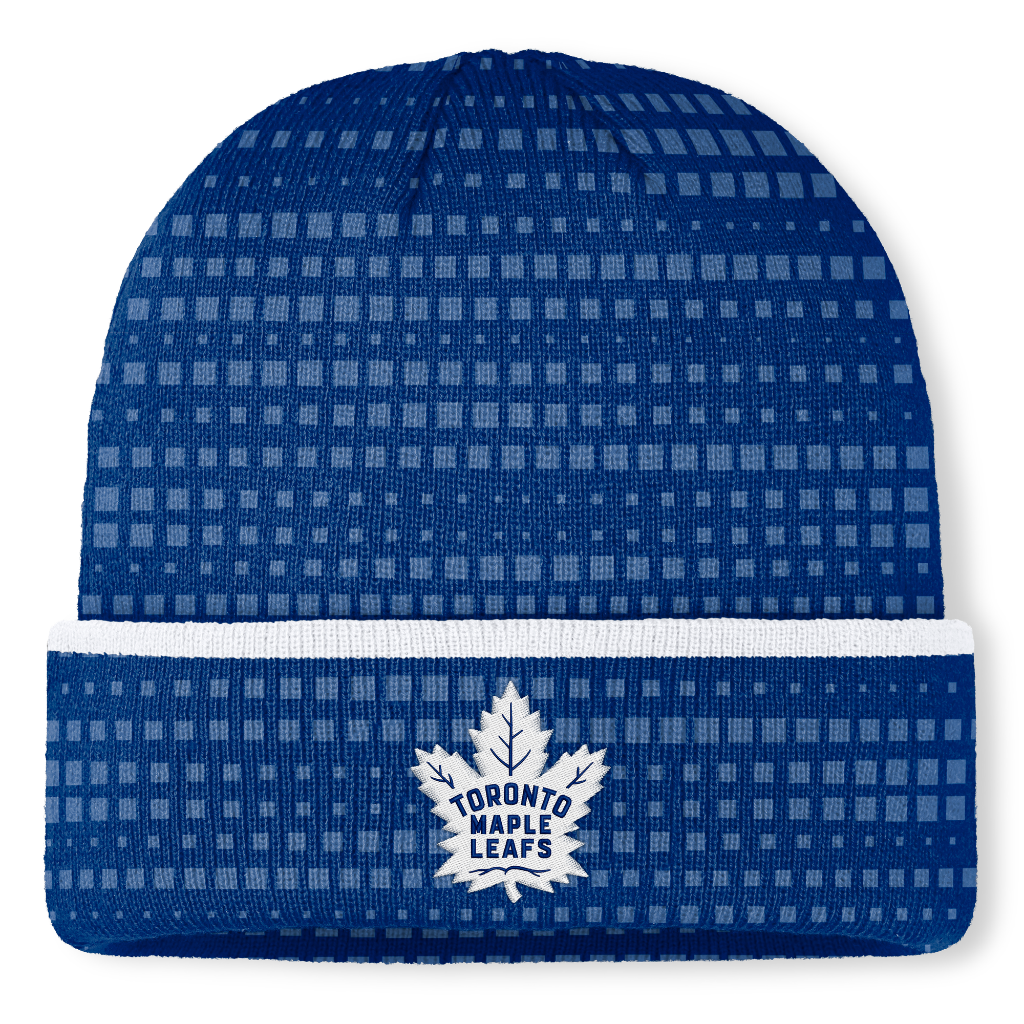 Men's Fanatics Blue Toronto Maple Leafs Authentic Pro Rink Cuffed Knit Hat