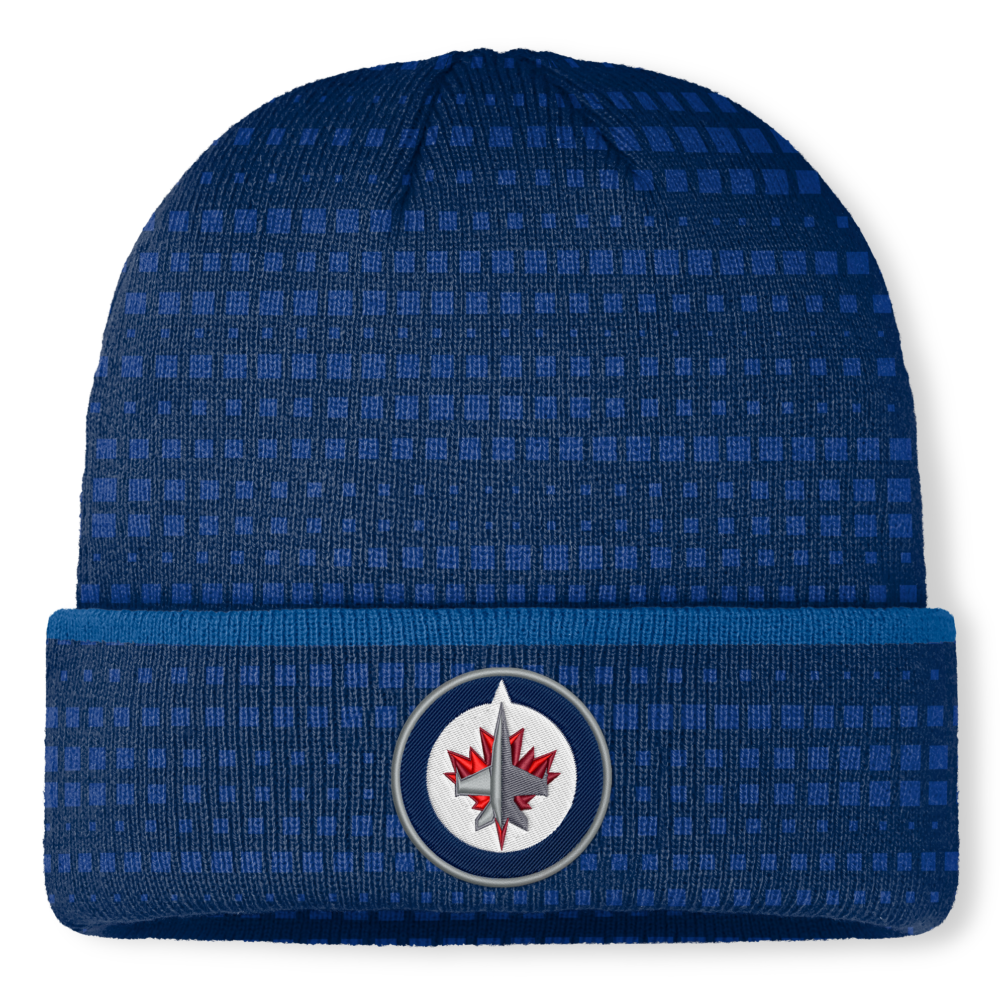 Men's Fanatics Navy Winnipeg Jets Authentic Pro Rink Cuffed Knit Hat