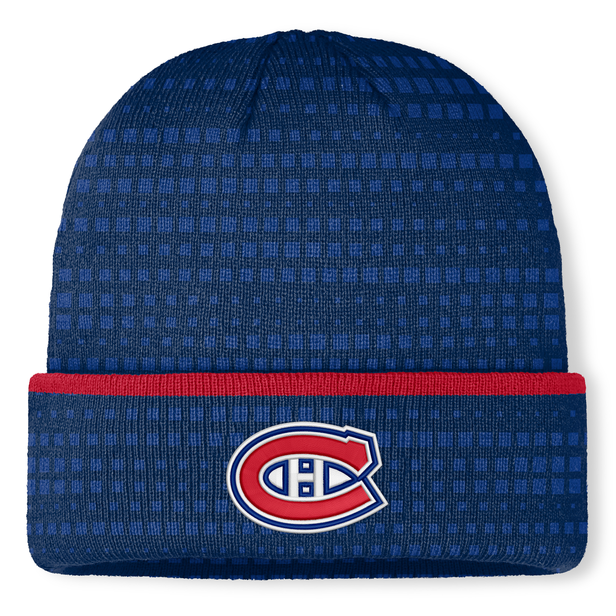 Men's Fanatics Navy Montreal Canadiens Authentic Pro Rink Cuffed Knit Hat