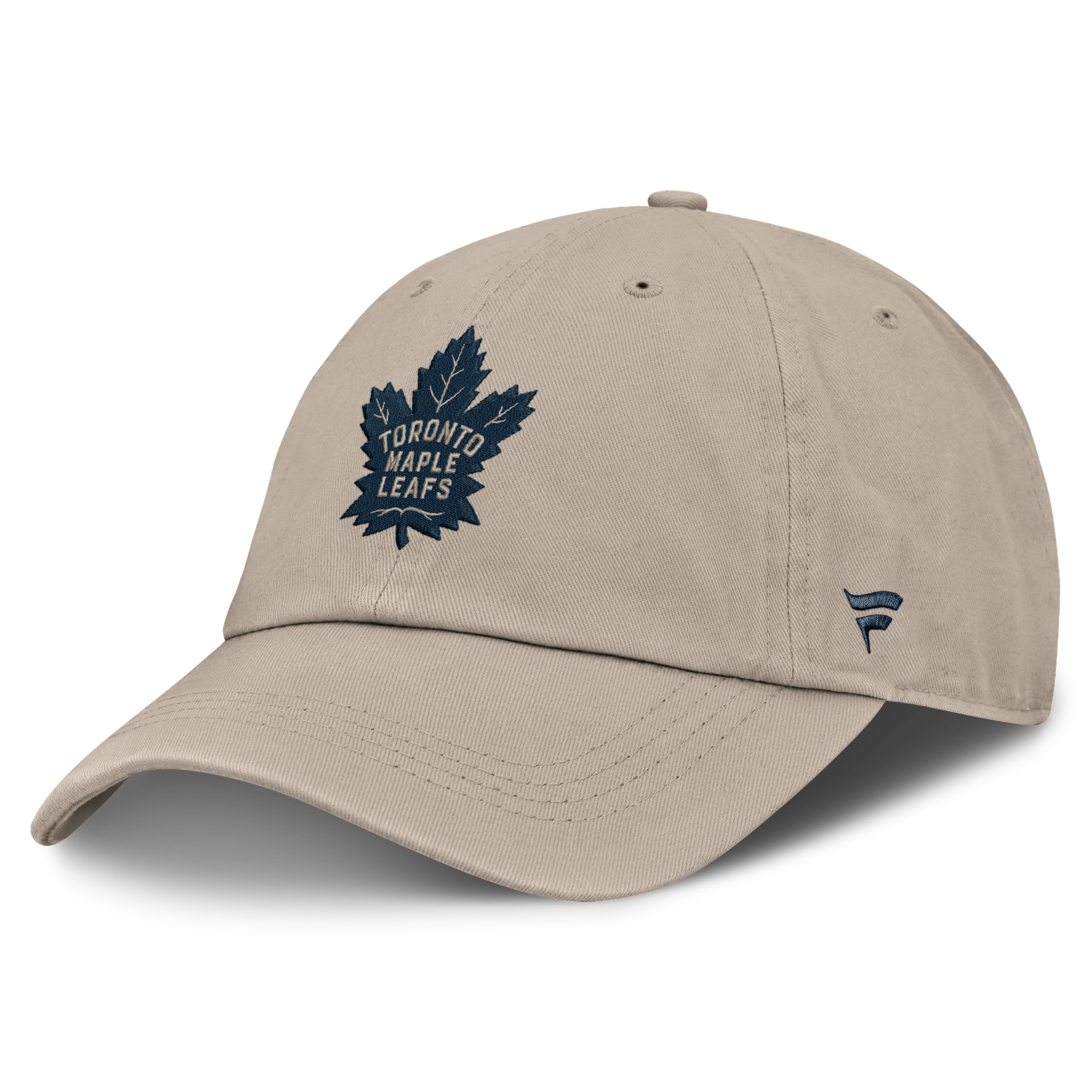 Men's Fanatics Light Beige Toronto Maple Leafs Authentic Pro Road Soft Wash Unstructured Adjustable Hat