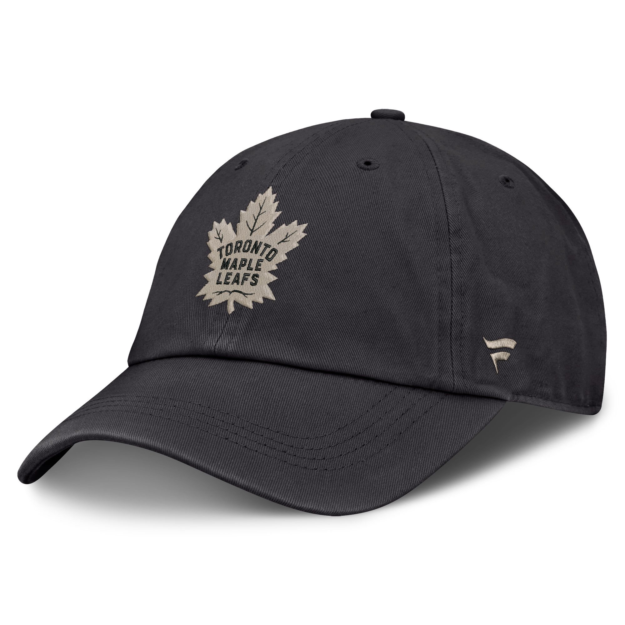 Men's Fanatics Charcoal Toronto Maple Leafs Authentic Pro Road Soft Wash Unstructured Adjustable Hat