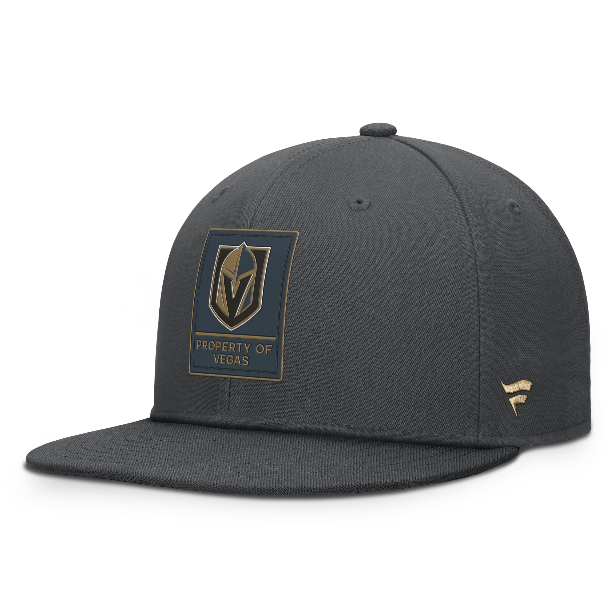 Men's Fanatics Gray Vegas Golden Knights Authentic Pro Train Snapback Hat