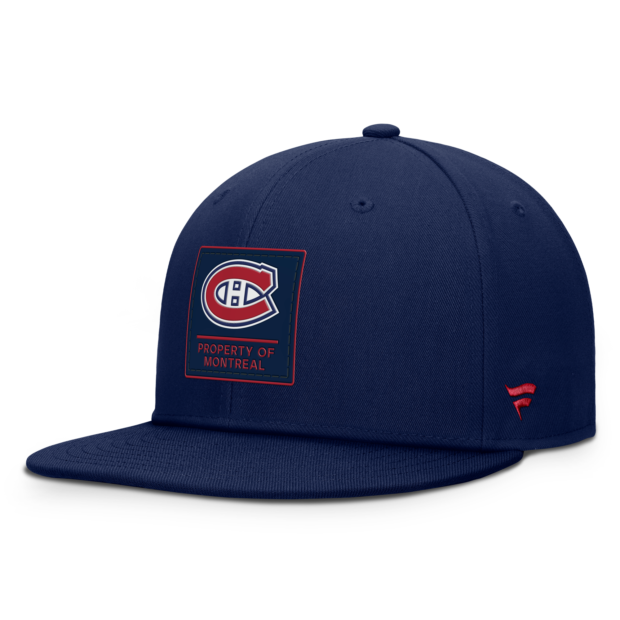 Men's Fanatics Navy Montreal Canadiens Authentic Pro Train Snapback Hat