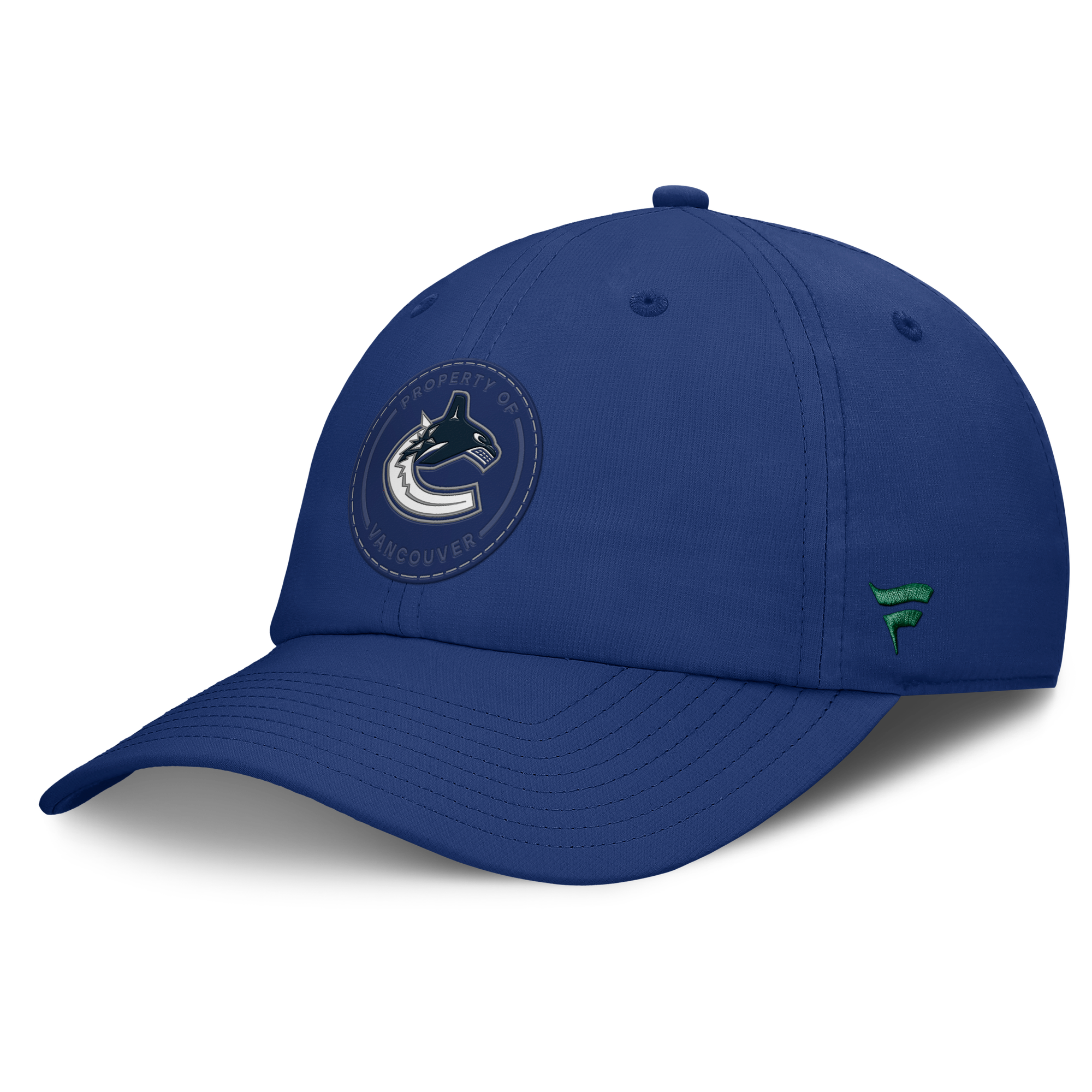 Men's Fanatics Blue Vancouver Canucks Authentic Pro Train Unstructured Adjustable Hat