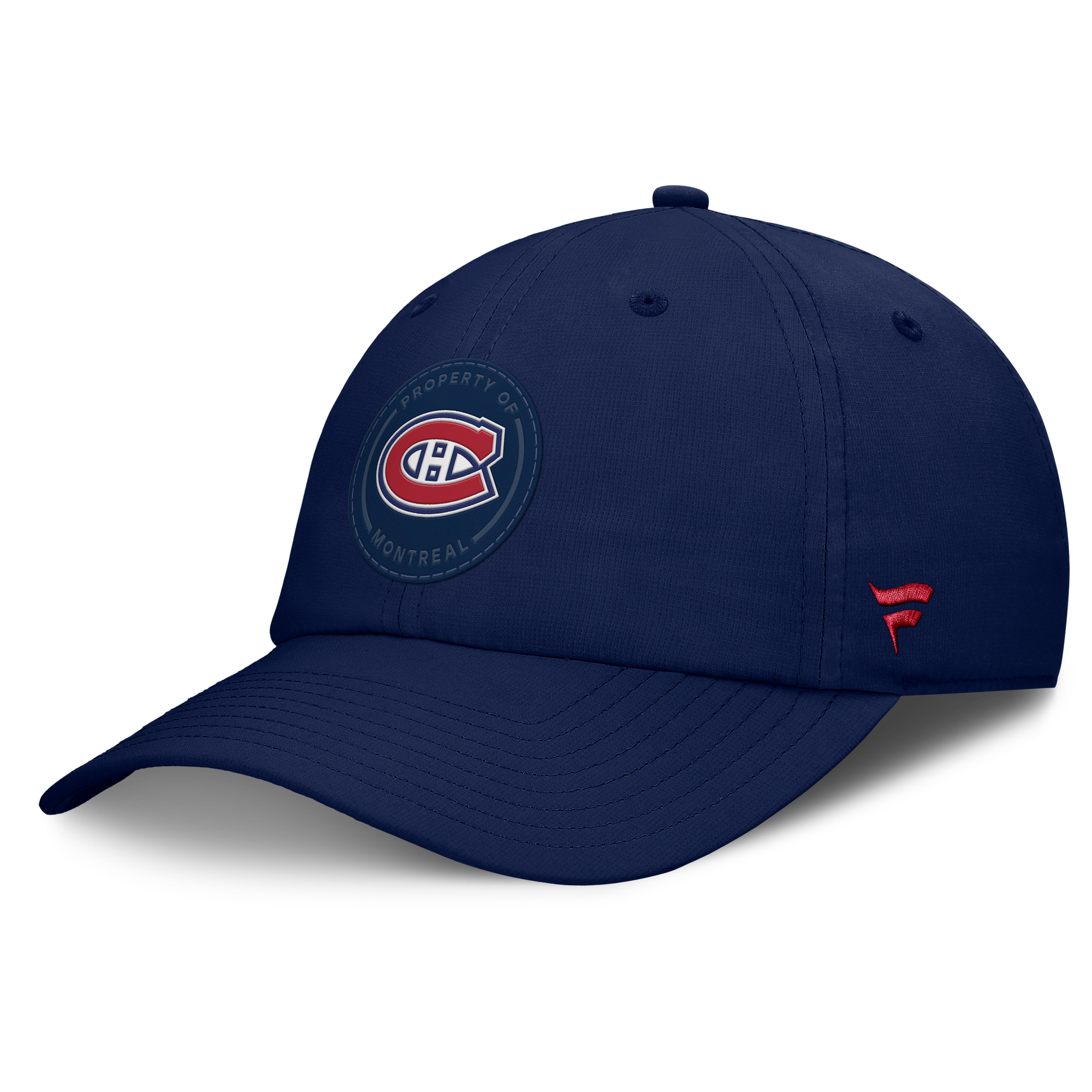 Men's Fanatics Navy Montreal Canadiens Authentic Pro Train Unstructured Adjustable Hat