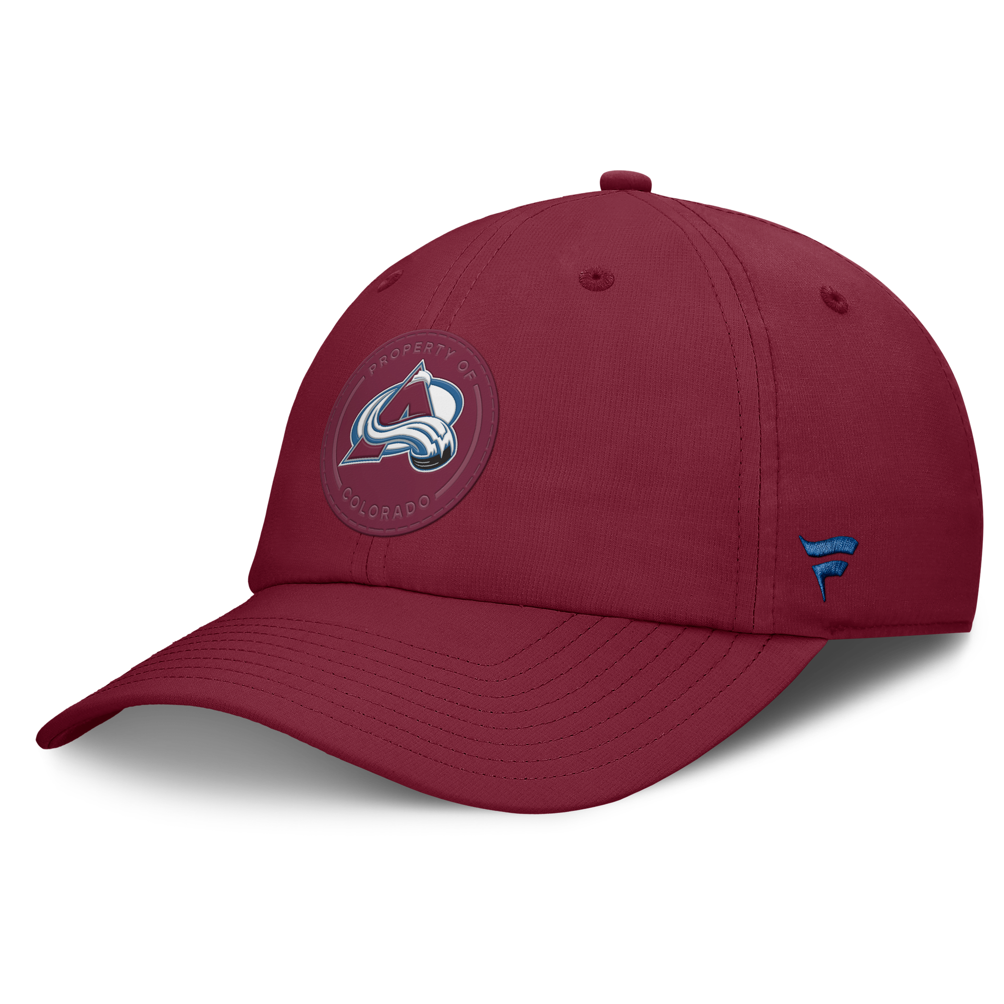 Men's Fanatics Burgundy Colorado Avalanche Authentic Pro Train Unstructured Adjustable Hat