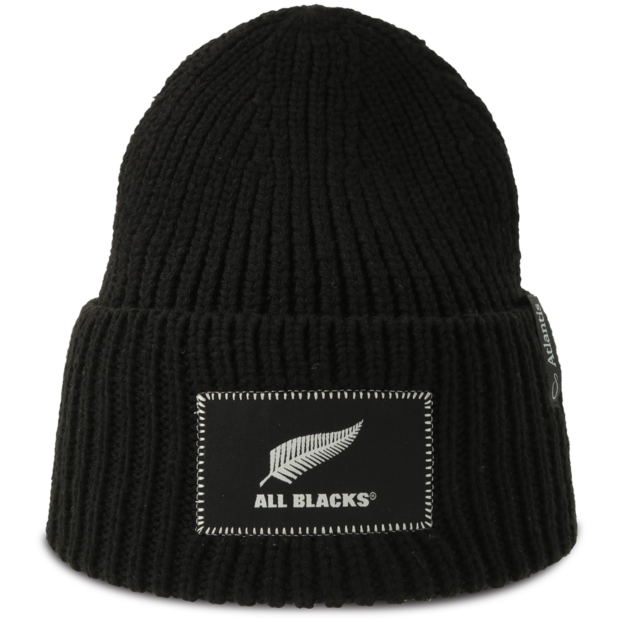 Cappello con risvolto spesso riciclato All Blacks Atlantis - Nero
