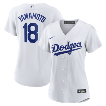Women's Nike Yoshinobu Yamamoto White Los Angeles Dodgers Replica Jersey
