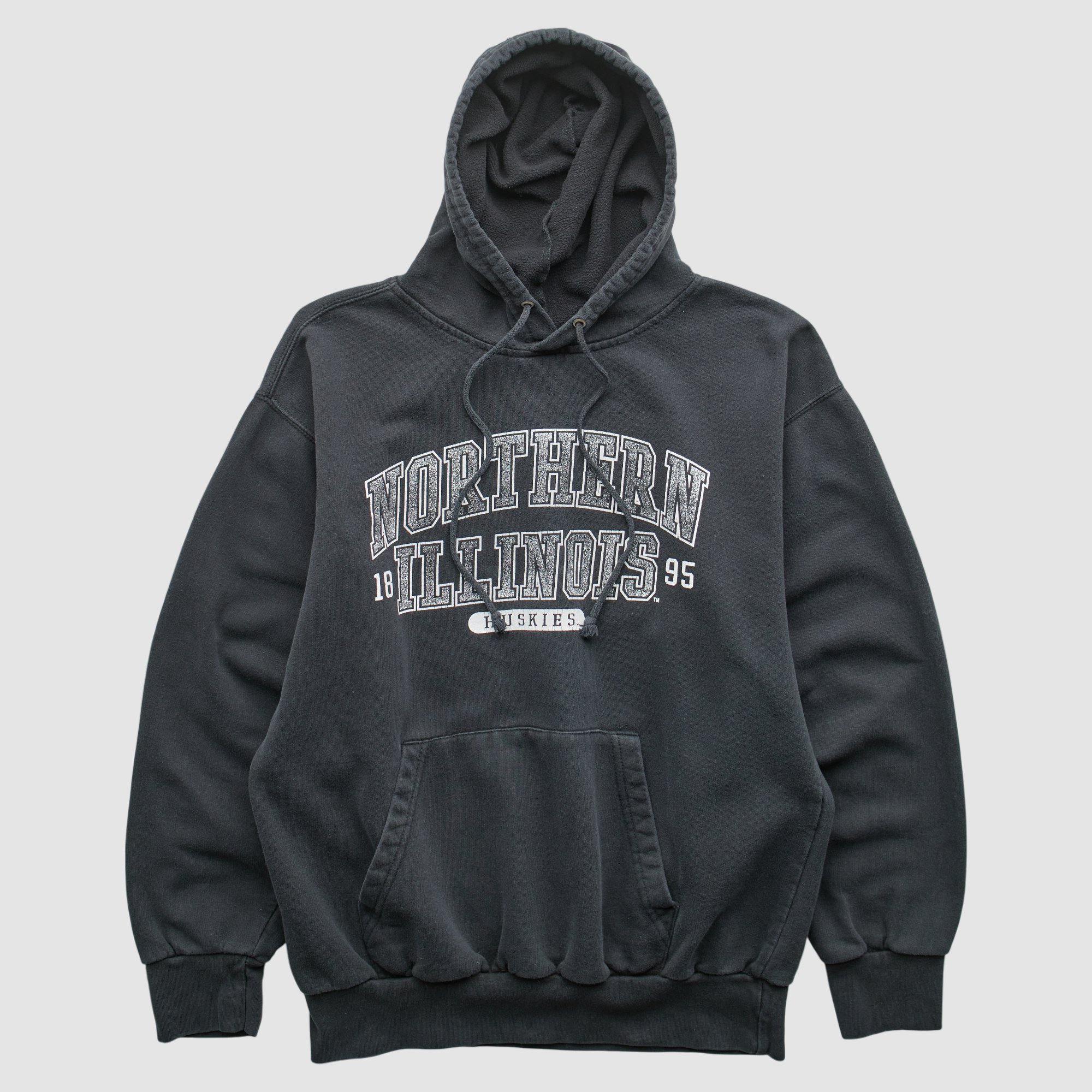 Northern Illinois Huskies MV Sport 2000s Hooded Pullover Sweatshirt - Black - XS by Fanatics Real Vintage