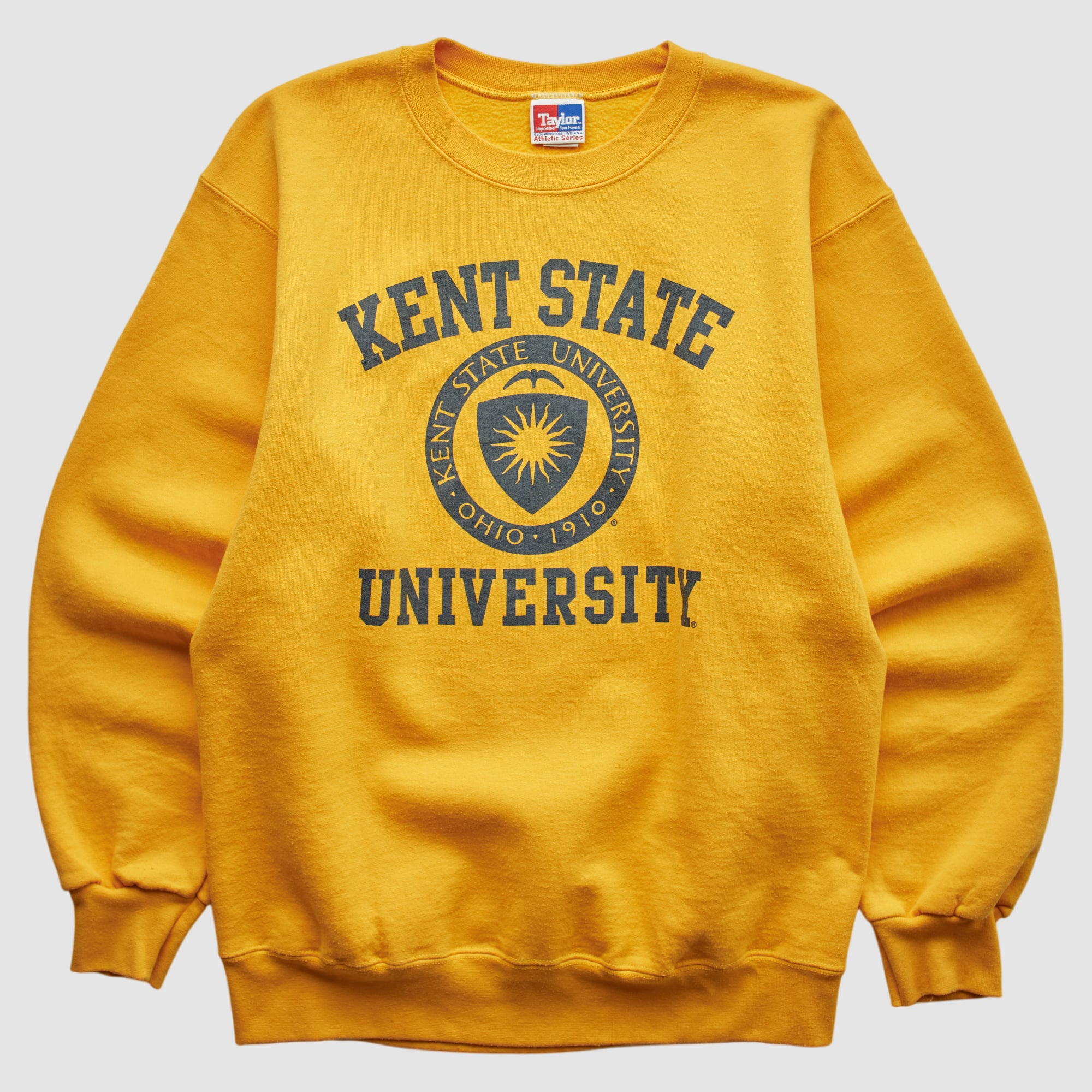 Kent State Golden Flashes Taylor 90s Pullover Sweatshirt - Yellow - XS by Fanatics Real Vintage