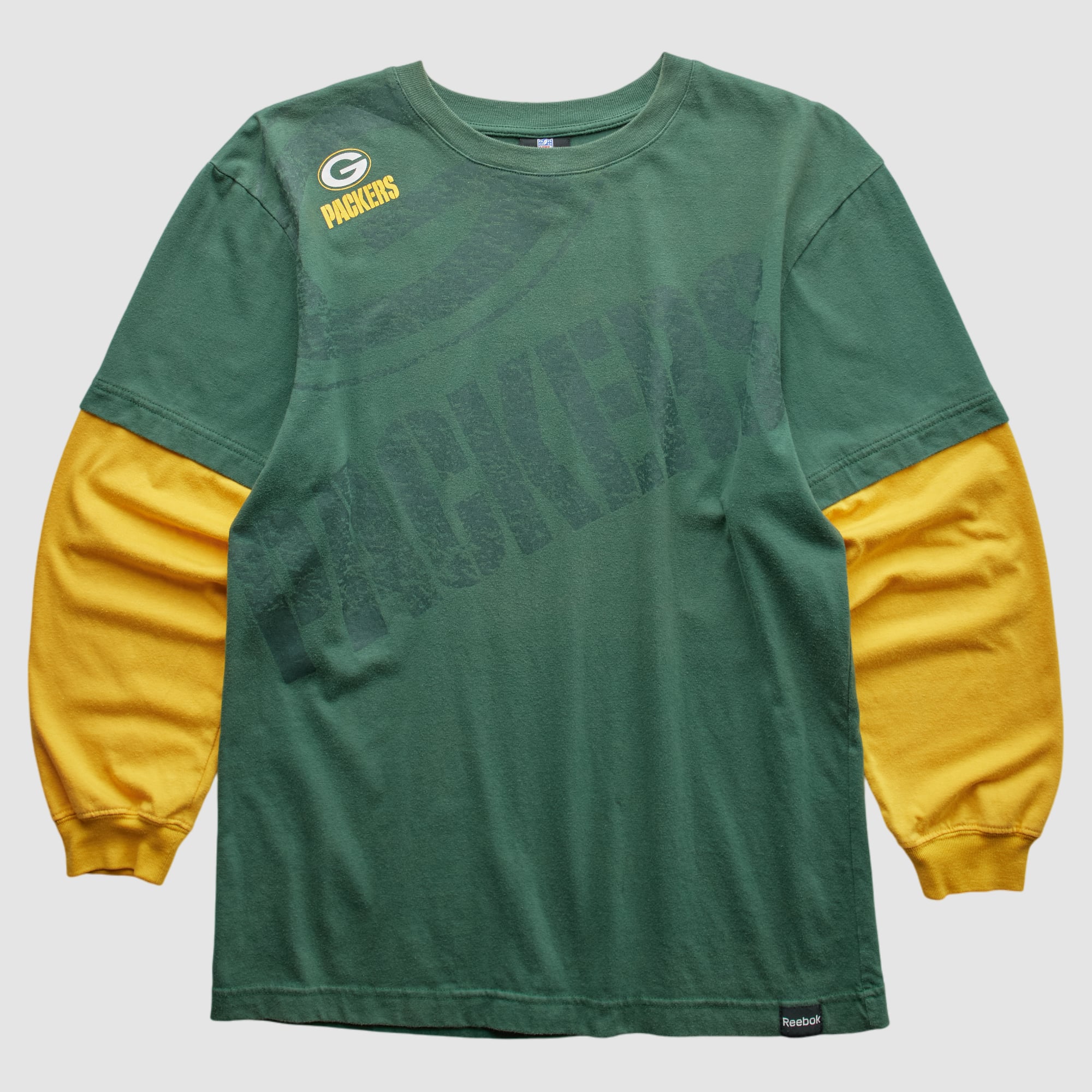 Green Bay Packers NFL 2010s Long Sleeve T-shirt – Green – S by Fanatics Real Vintage Green Bay Packers NFL 2010s Long Sleeve T-shirt – Green – S by Fanatics Real Vintage