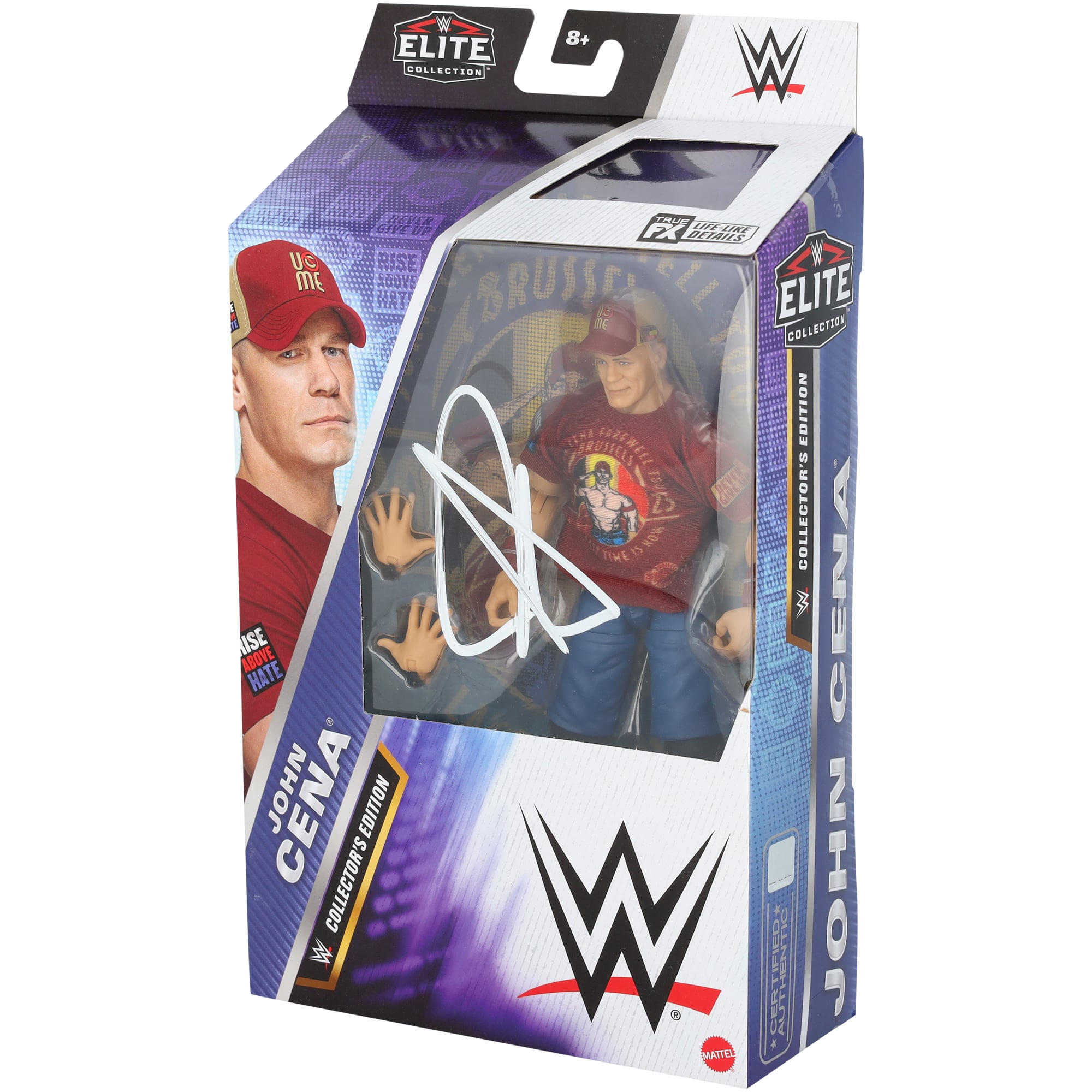 John Cena WWE Autographed Mattel Elite Collection Series 120 Action Figure