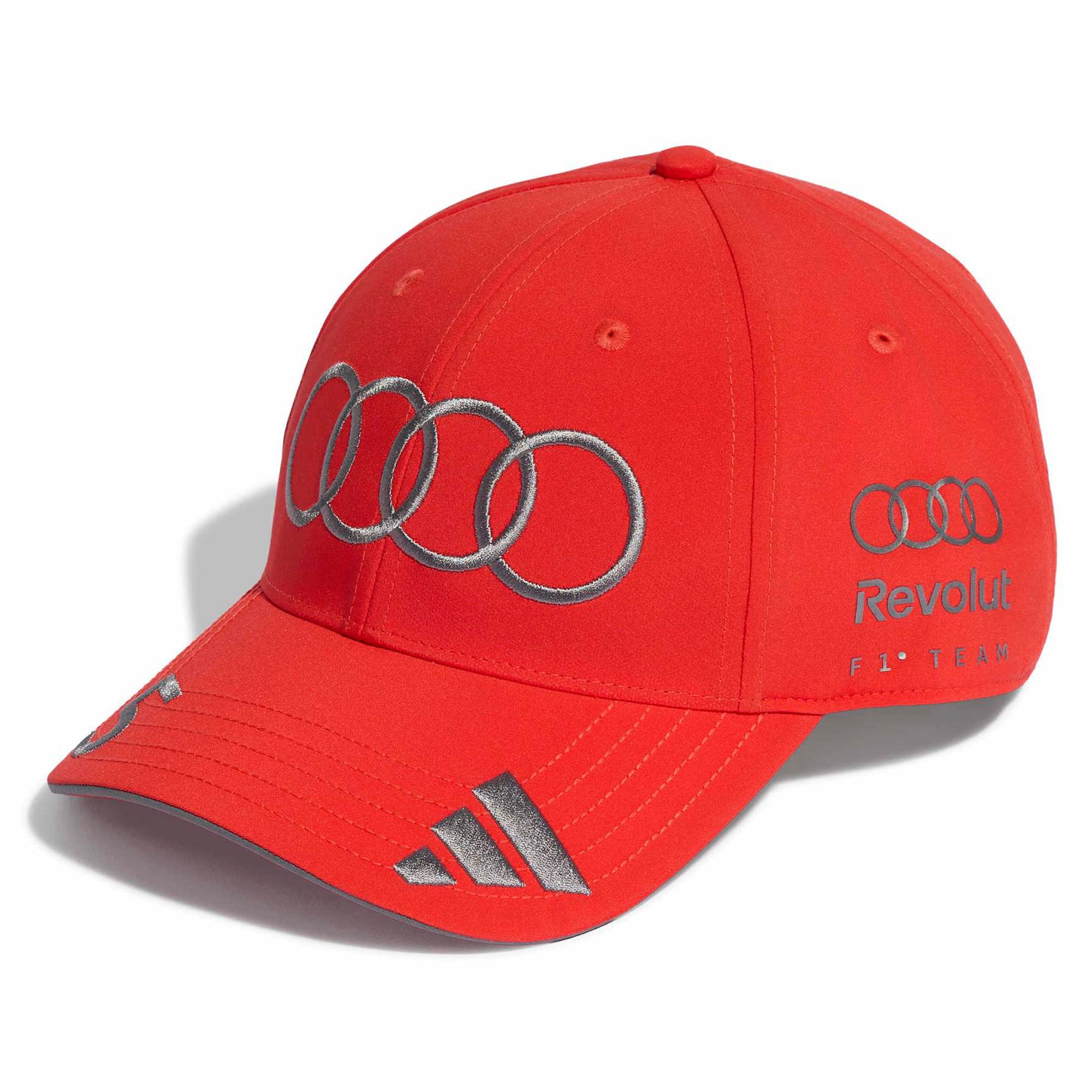 Unisex adidas Gabriel Bortoleto Red Audi Team Driver Adjustable Hat