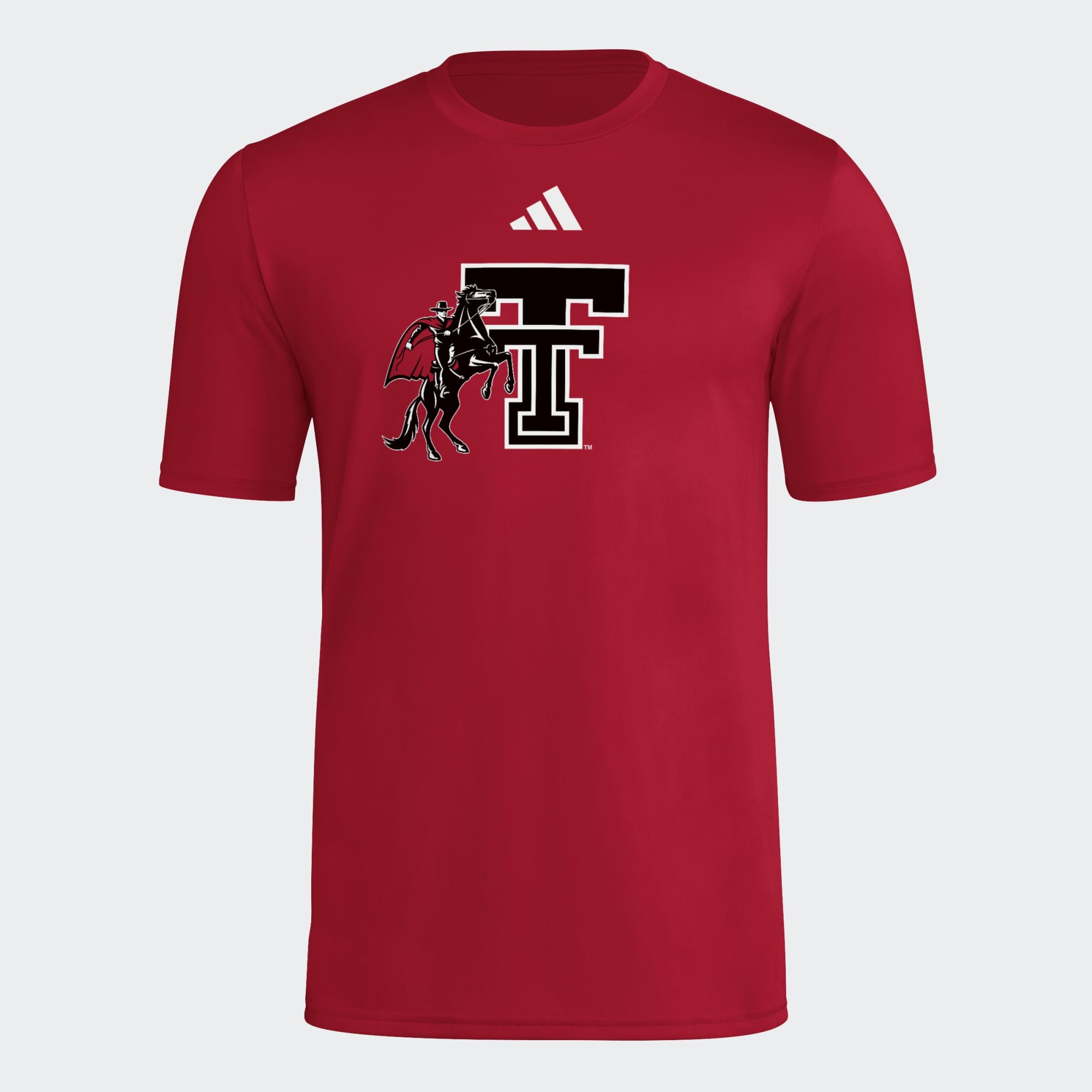 Men's adidas  Red Texas Tech Red Raiders 2026 Locker Logo Pre-Game T-Shirt