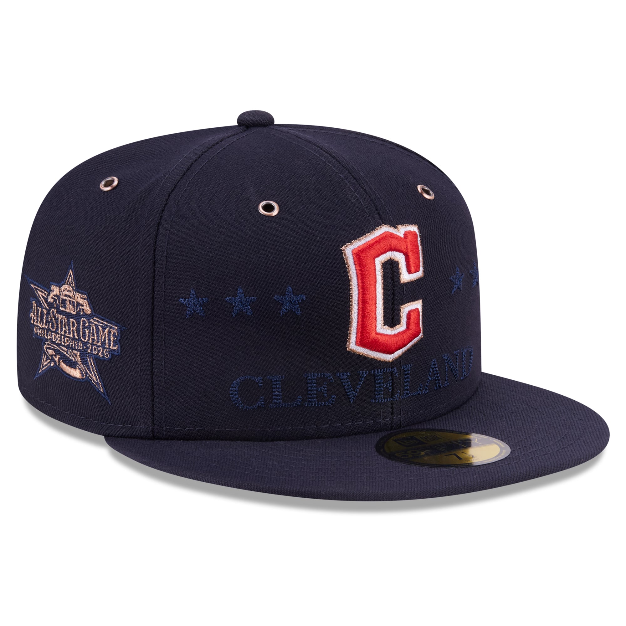 Men's New Era Navy Cleveland Guardians 2026 MLB All-Star Game 59FIFTY Fitted Hat
