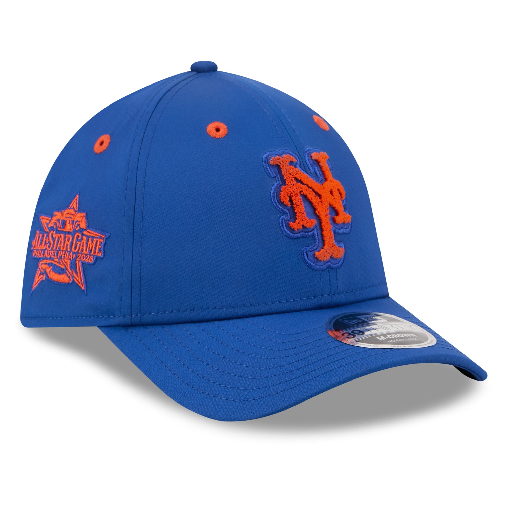 Men's New Era Royal New York Mets 2026 MLB All-Star Game Workout 39THIRTY M-Crown Flex Hat