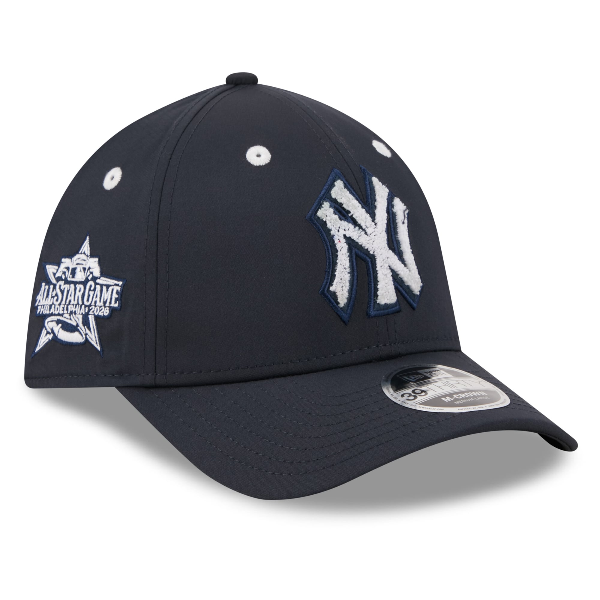 Men's New Era Navy New York Yankees 2026 MLB All-Star Game Workout 39THIRTY M-Crown Flex Hat