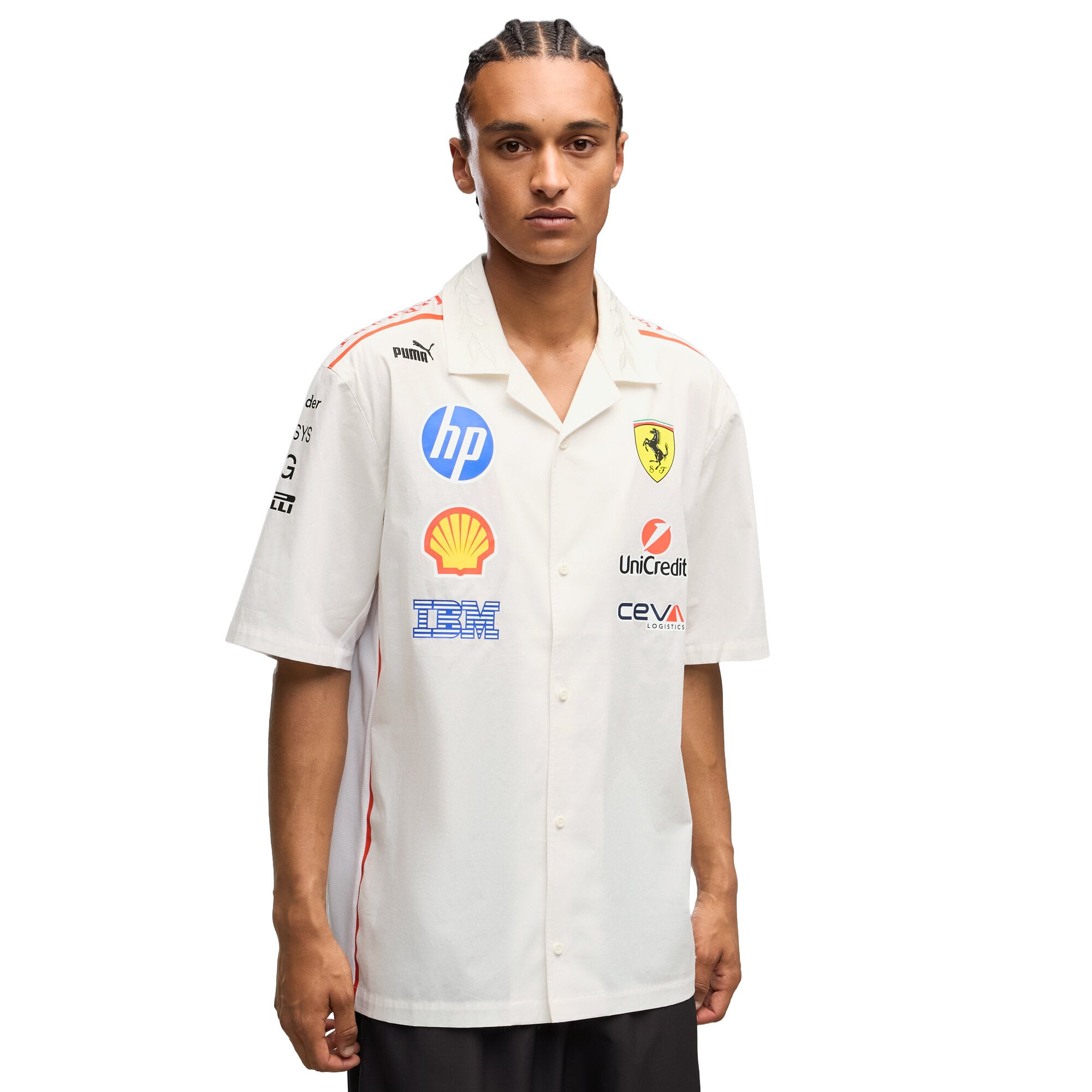 Camiseta Scuderia Ferrari 2026 Edición Especial Monza - Blanca