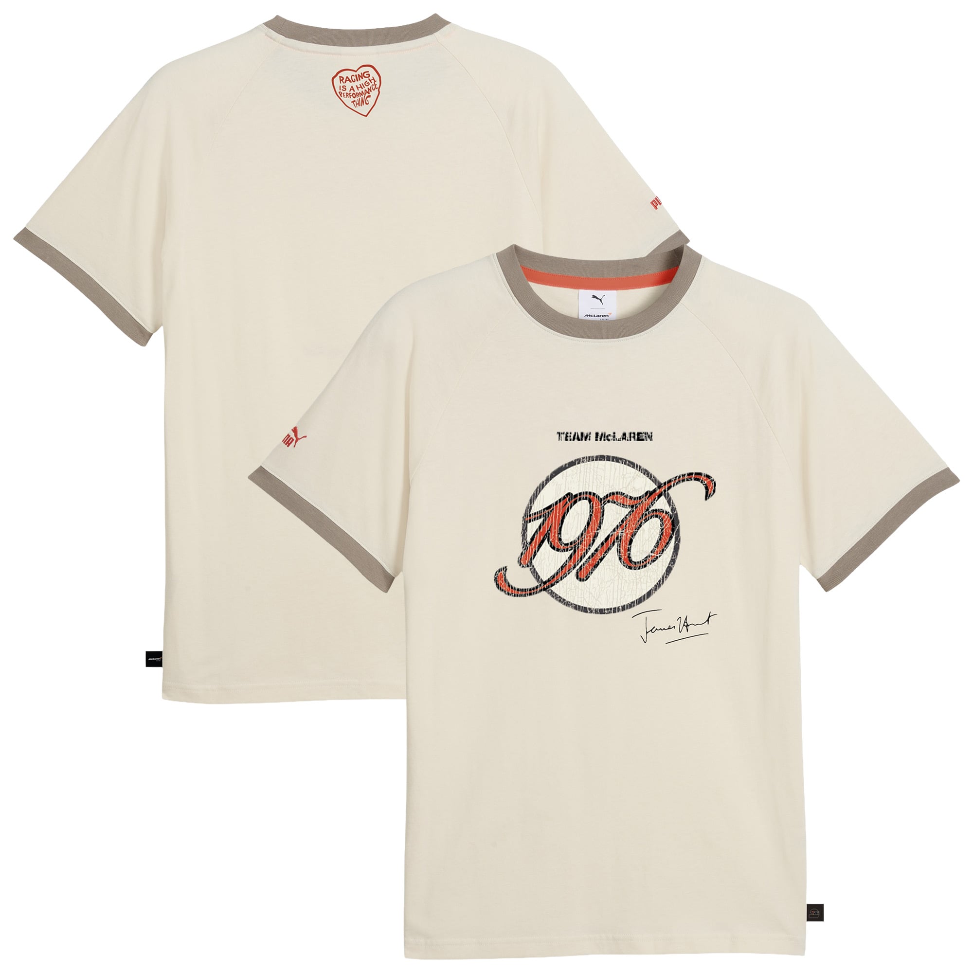 T-shirt graphique McLaren James Hunt - Beige