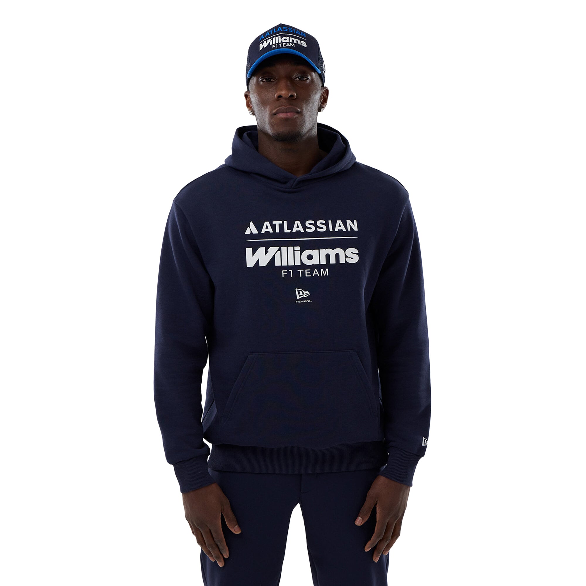 Sweat à capuche unisexe Williams Racing New Era Logo
