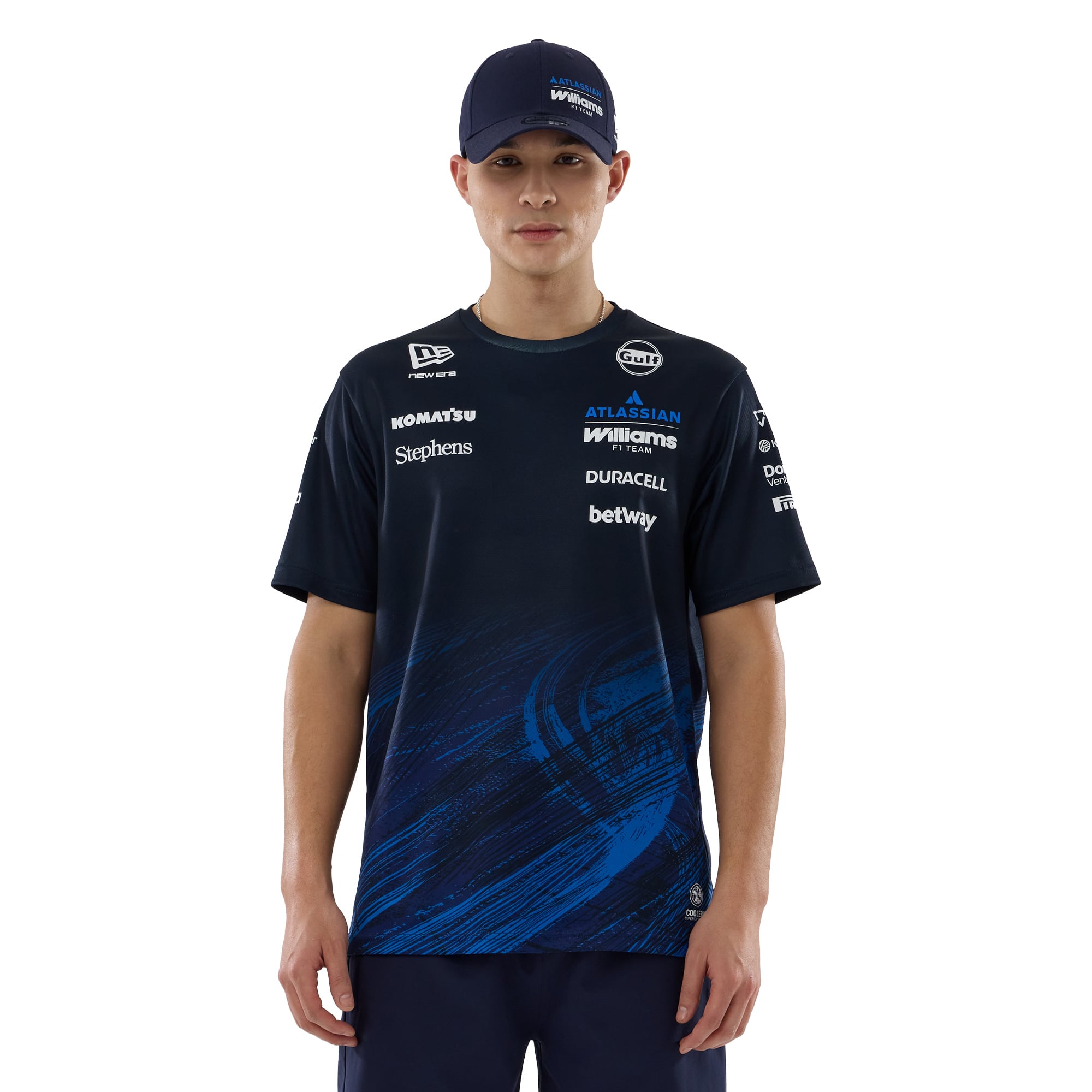 Williams Racing New Era Replica Tech T-Shirt - Navy