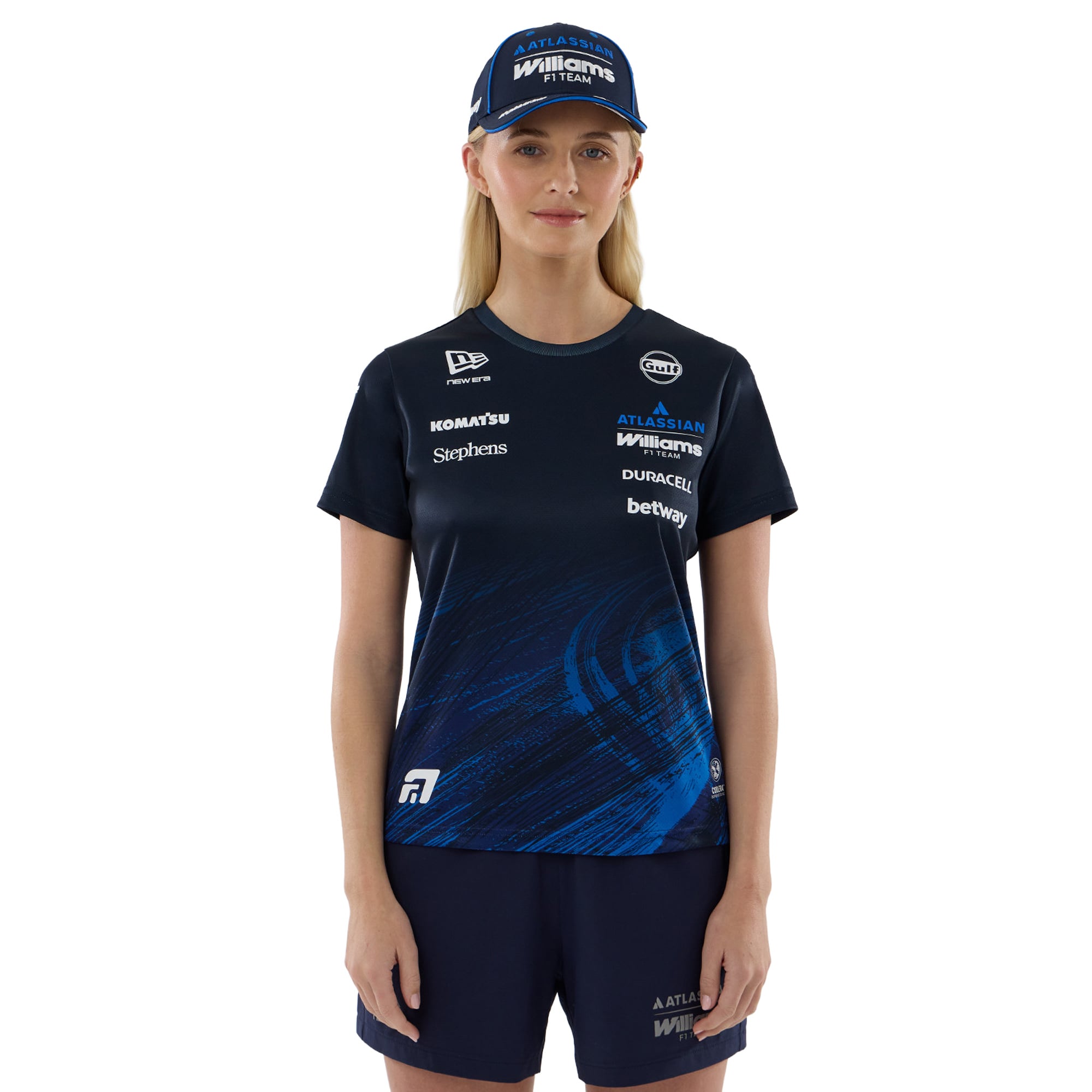 Williams Racing New Era Alex Albon Replica Tech T-Shirt - Womens